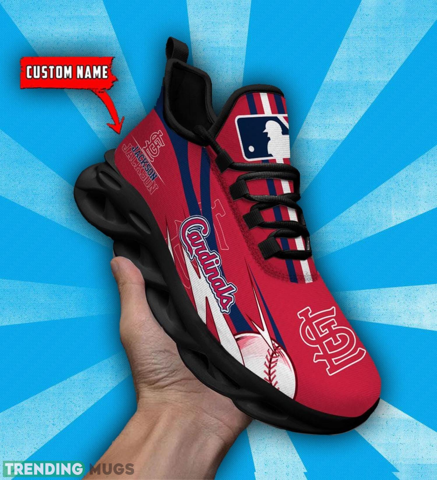 Custom Name St Louis Cardinals Personalized Sneakers Max Soul Shoes Max Soul Custom Name St Louis Cardinals Personalized Sneakers Max Soul Shoes Max Soul