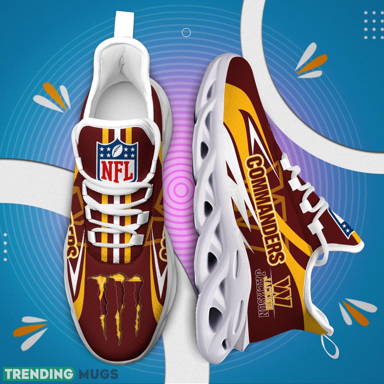 Custom Name Washington Commanders Personalized Max Soul Shoes NFL Fans Shoes Max Soul Custom Name Washington Commanders Personalized Max Soul Shoes NFL Fans Shoes Max Soul