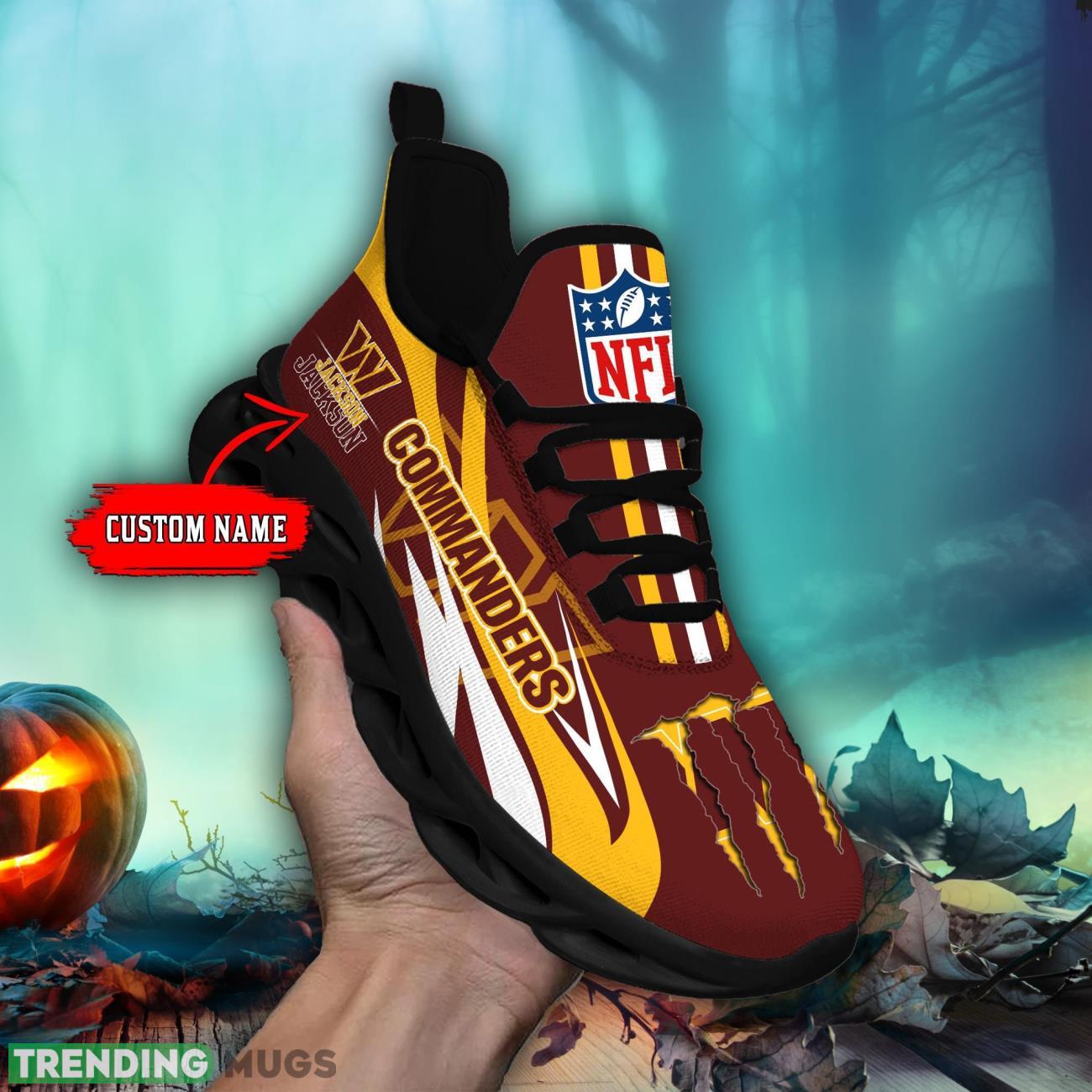 Custom Name Washington Commanders Personalized Max Soul Shoes NFL Fans Shoes Max Soul Custom Name Washington Commanders Personalized Max Soul Shoes NFL Fans Shoes Max Soul