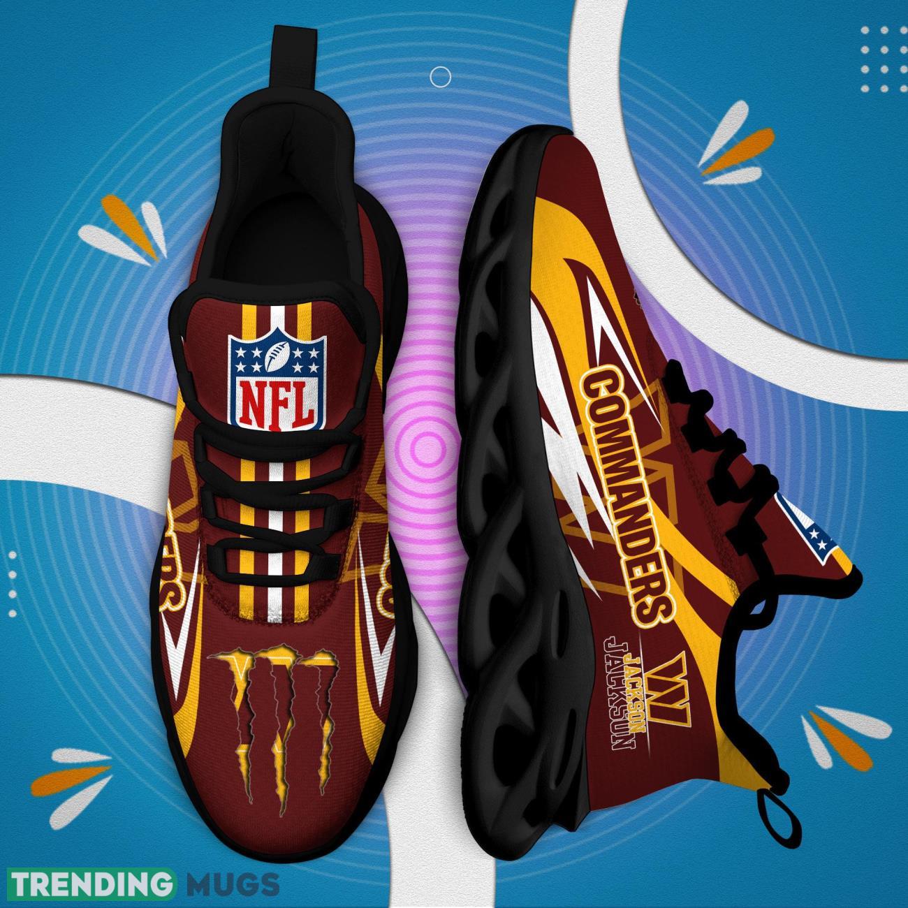 Custom Name Washington Commanders Personalized Max Soul Shoes NFL Fans Shoes Max Soul Custom Name Washington Commanders Personalized Max Soul Shoes NFL Fans Shoes Max Soul
