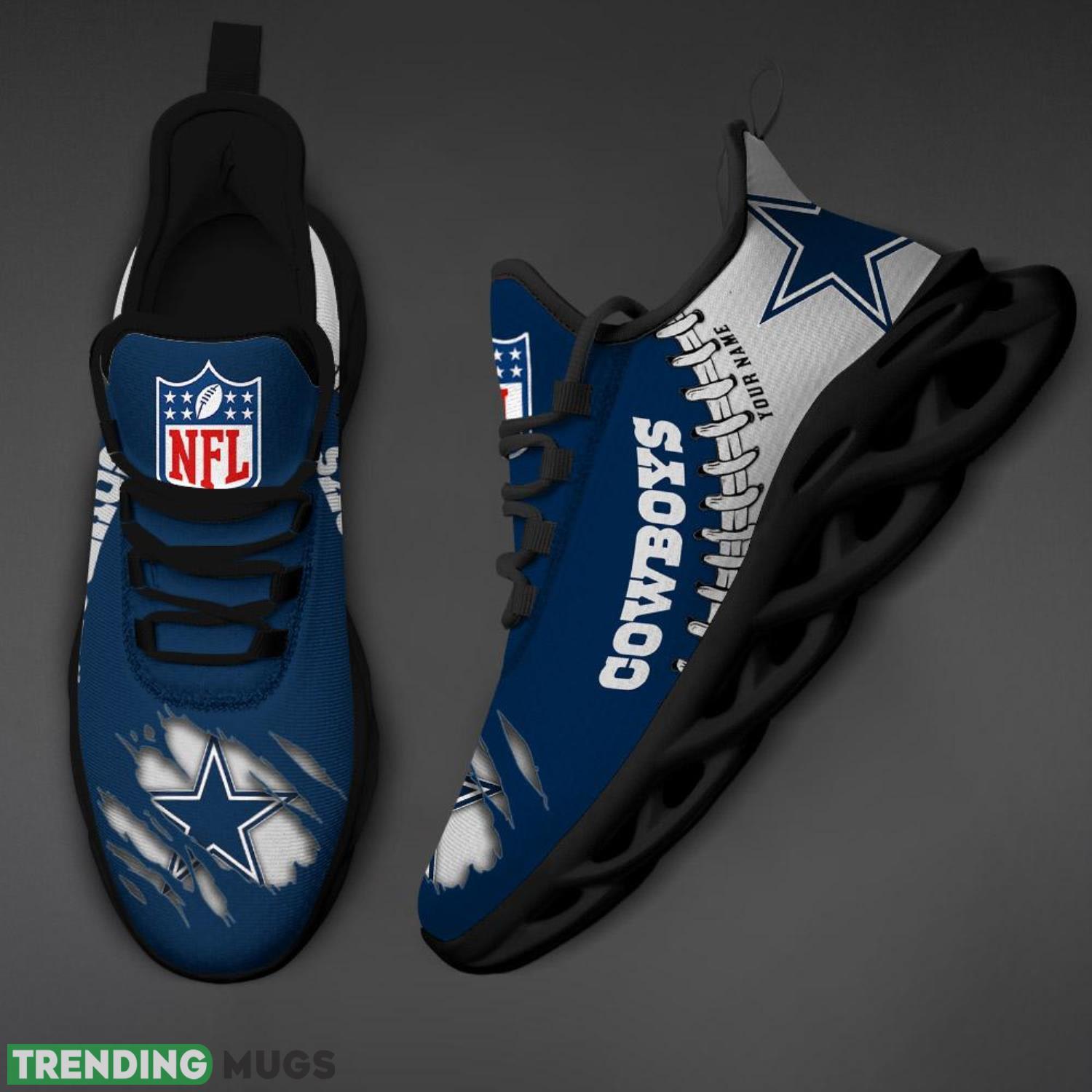 Dallas Cowboys Logo Personalized Name Max Soul Shoes Max Soul Dallas Cowboys Logo Personalized Name Max Soul Shoes Max Soul
