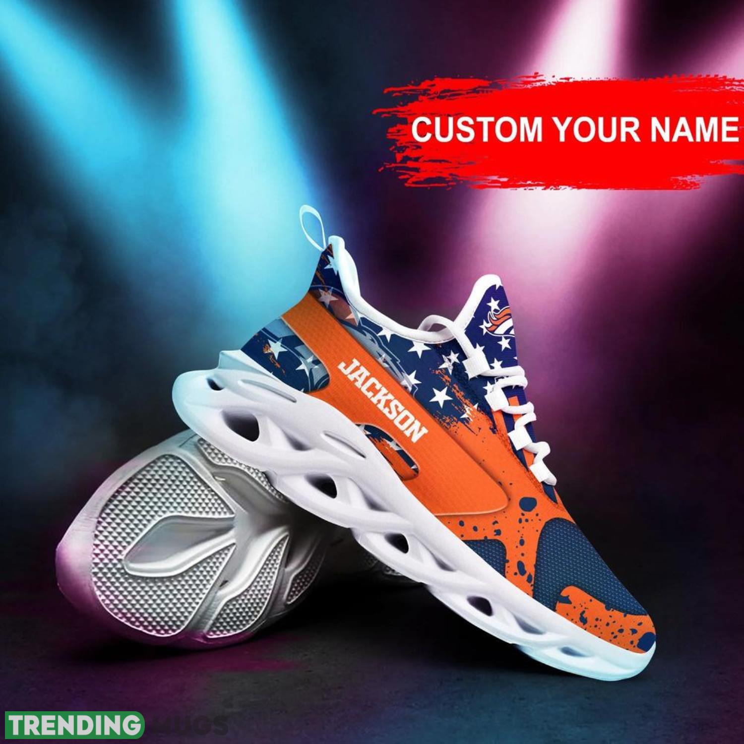 Denver Broncos NFL Max Soul Shoes Custom Name Sneakers Hot Trending Men And Women Sneakers Personalized Gifts For Denver Broncos Fans Max Soul Denver Broncos NFL Max Soul Shoes Custom Name Sneakers Hot Trending Men And Women Sneakers Personalized Gifts For Denver Broncos Fans Max Soul