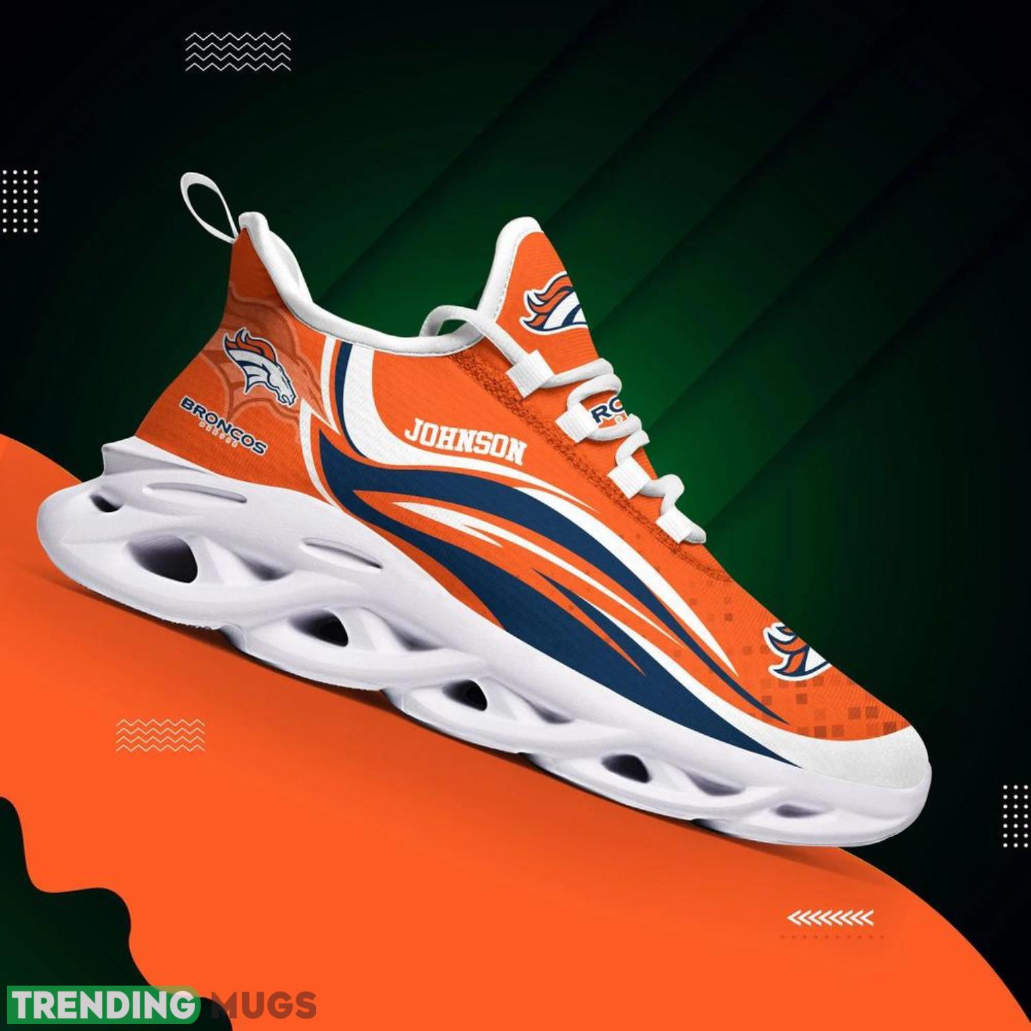 Denver Broncos NFL Max Soul Shoes Custom Name Sneakers Hot Trending Men And Women Sport Gift Max Soul Denver Broncos NFL Max Soul Shoes Custom Name Sneakers Hot Trending Men And Women Sport Gift Max Soul