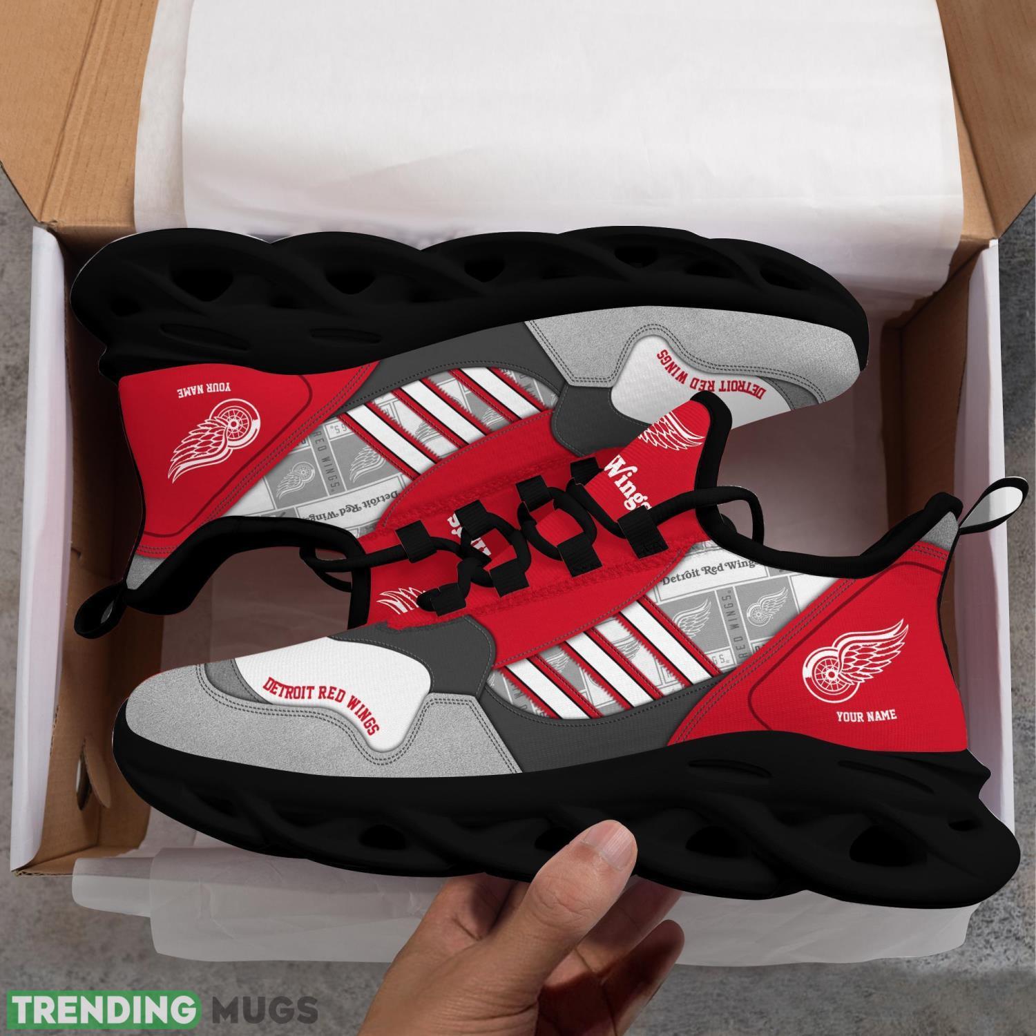 Detroit Red Wings Clunky Max Soul Shoes Running Shoes For Big Fans Max Soul Detroit Red Wings Clunky Max Soul Shoes Running Shoes For Big Fans Max Soul