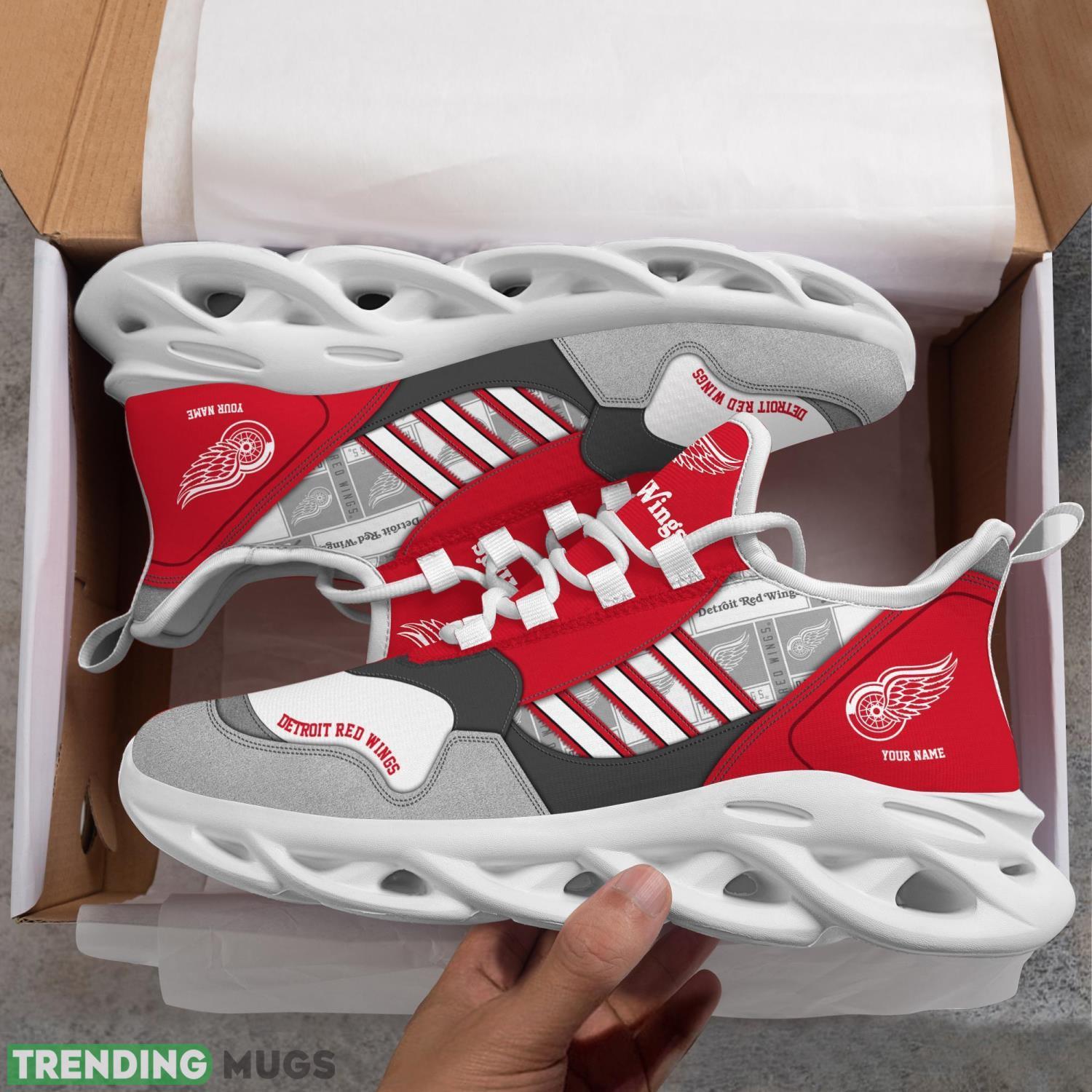 Detroit Red Wings Clunky Max Soul Shoes Running Shoes For Big Fans Max Soul Detroit Red Wings Clunky Max Soul Shoes Running Shoes For Big Fans Max Soul