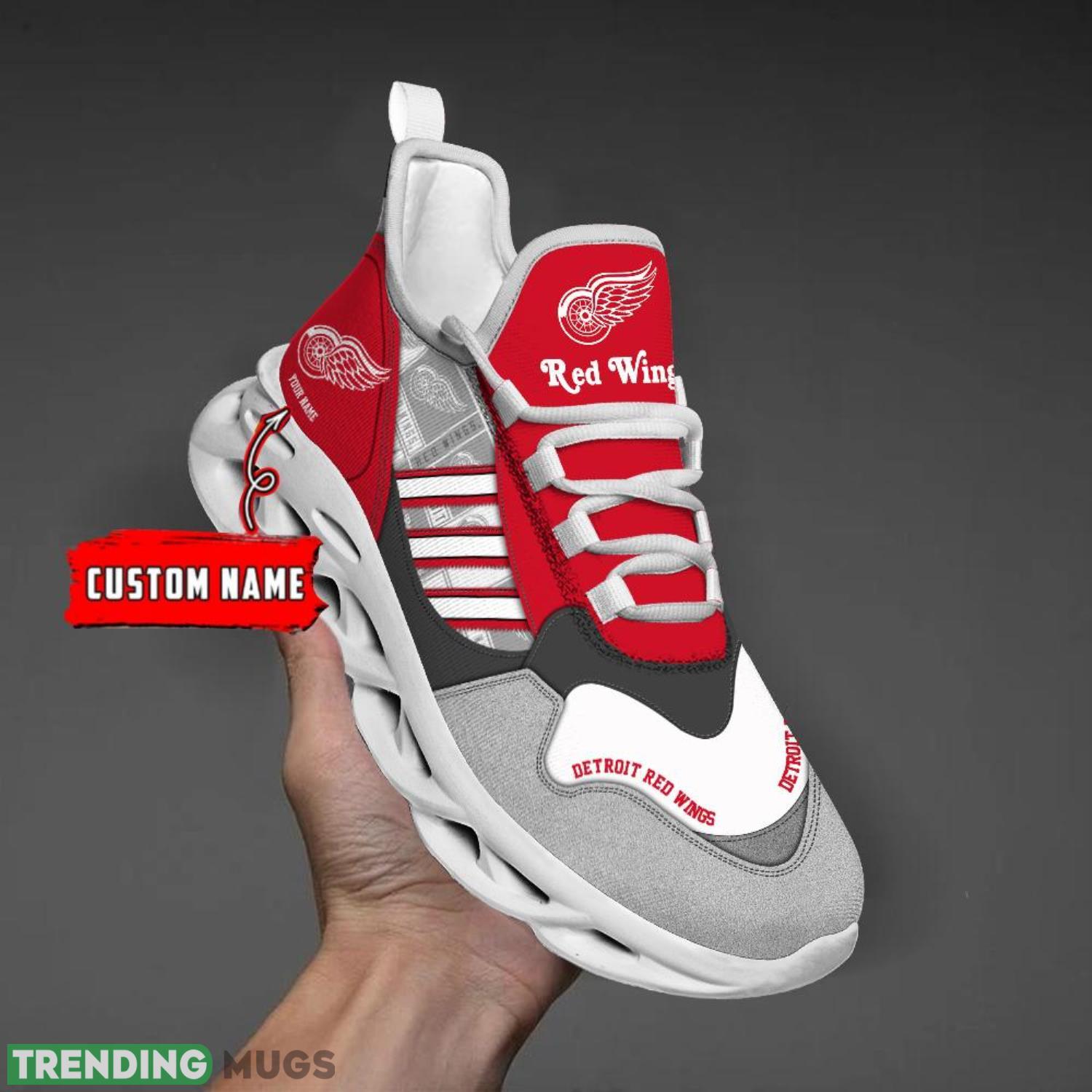 Detroit Red Wings Clunky Max Soul Shoes Running Shoes For Big Fans Product Photo 1 Detroit Red Wings Clunky Max Soul Shoes Running Shoes For Big Fans Product Photo 1