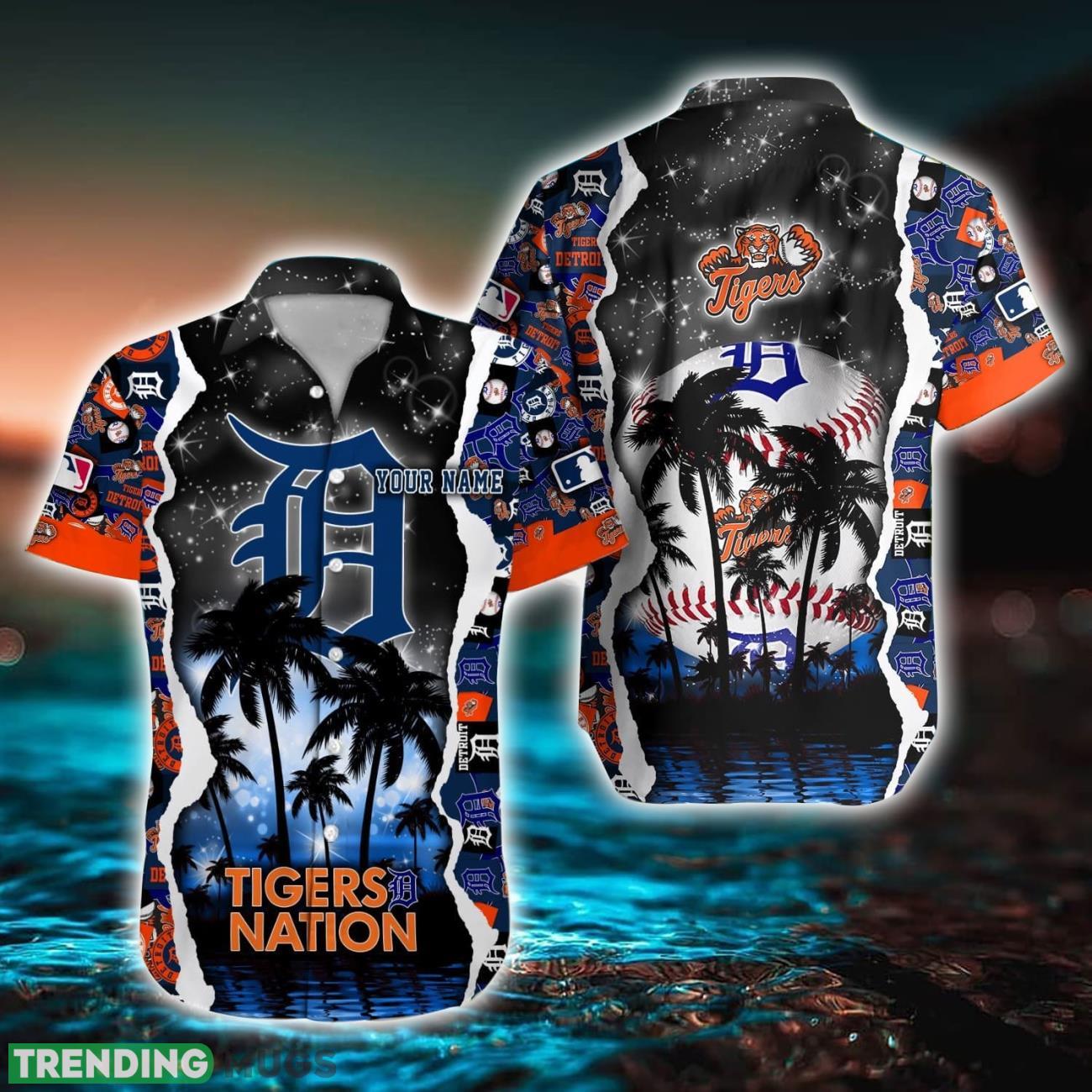 Detroit Tigers MLB Hawaiian Shirt Custom Name 3D All Over Printed Hawaii Shirt Product Photo 1 Detroit Tigers MLB Hawaiian Shirt Custom Name 3D All Over Printed Hawaii Shirt Product Photo 1