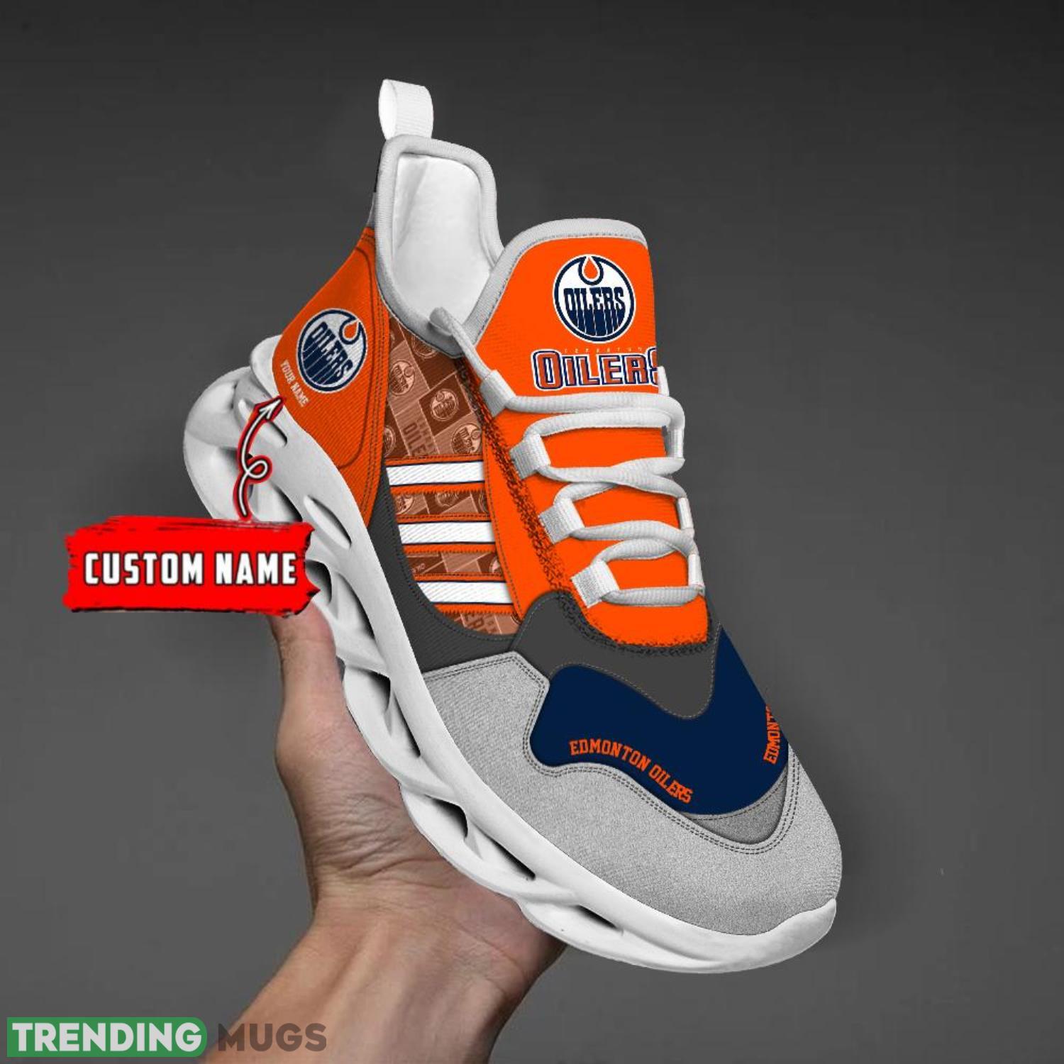 Edmonton Oilers Clunky Max Soul Shoes Running Shoes For Big Fans Product Photo 1 Edmonton Oilers Clunky Max Soul Shoes Running Shoes For Big Fans Product Photo 1