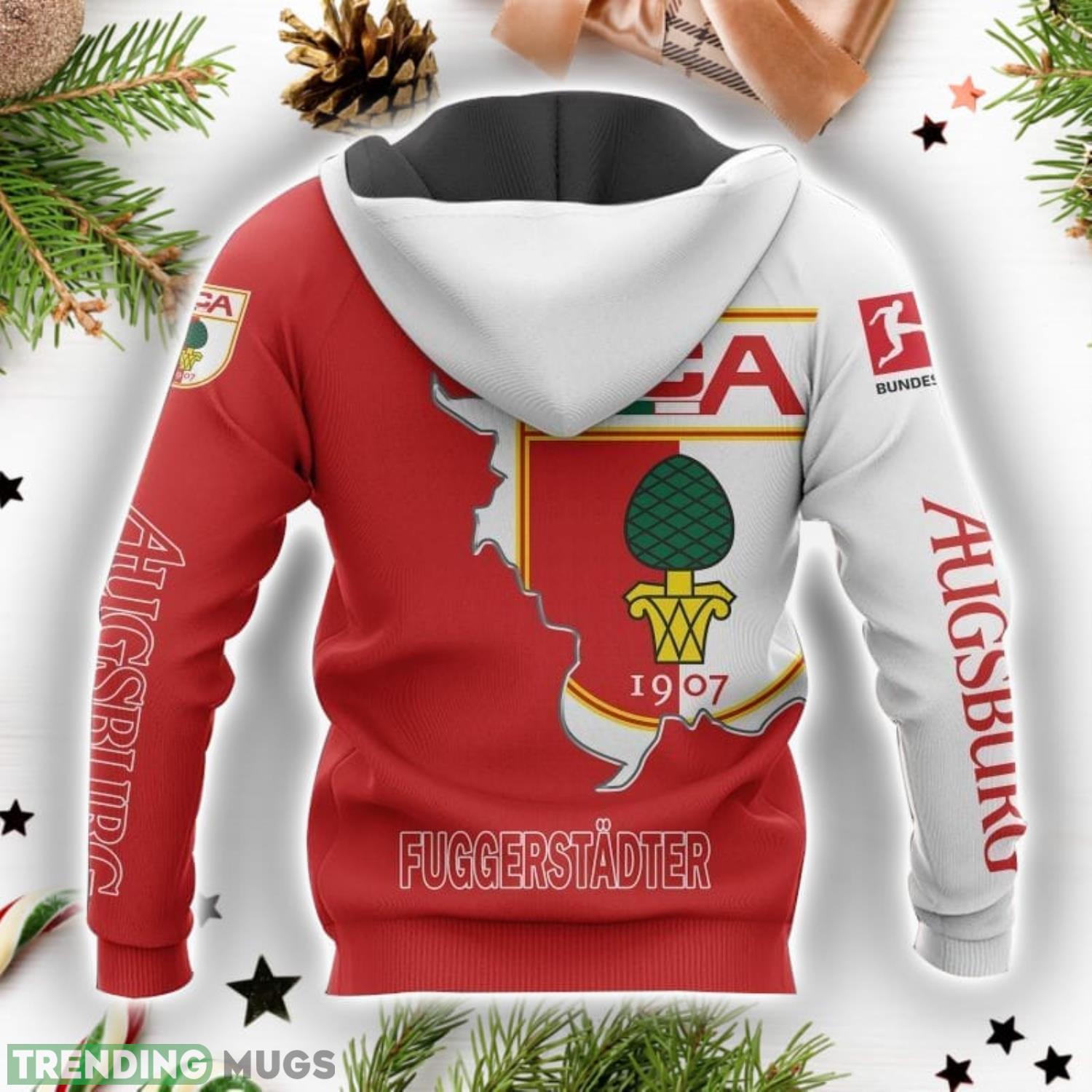 FC Augsburg Printing Hoodie 3D All Over Printed Gift Unisex Hoodie 3D Hoodies FC Augsburg Printing Hoodie 3D All Over Printed Gift Unisex Hoodie 3D Hoodies