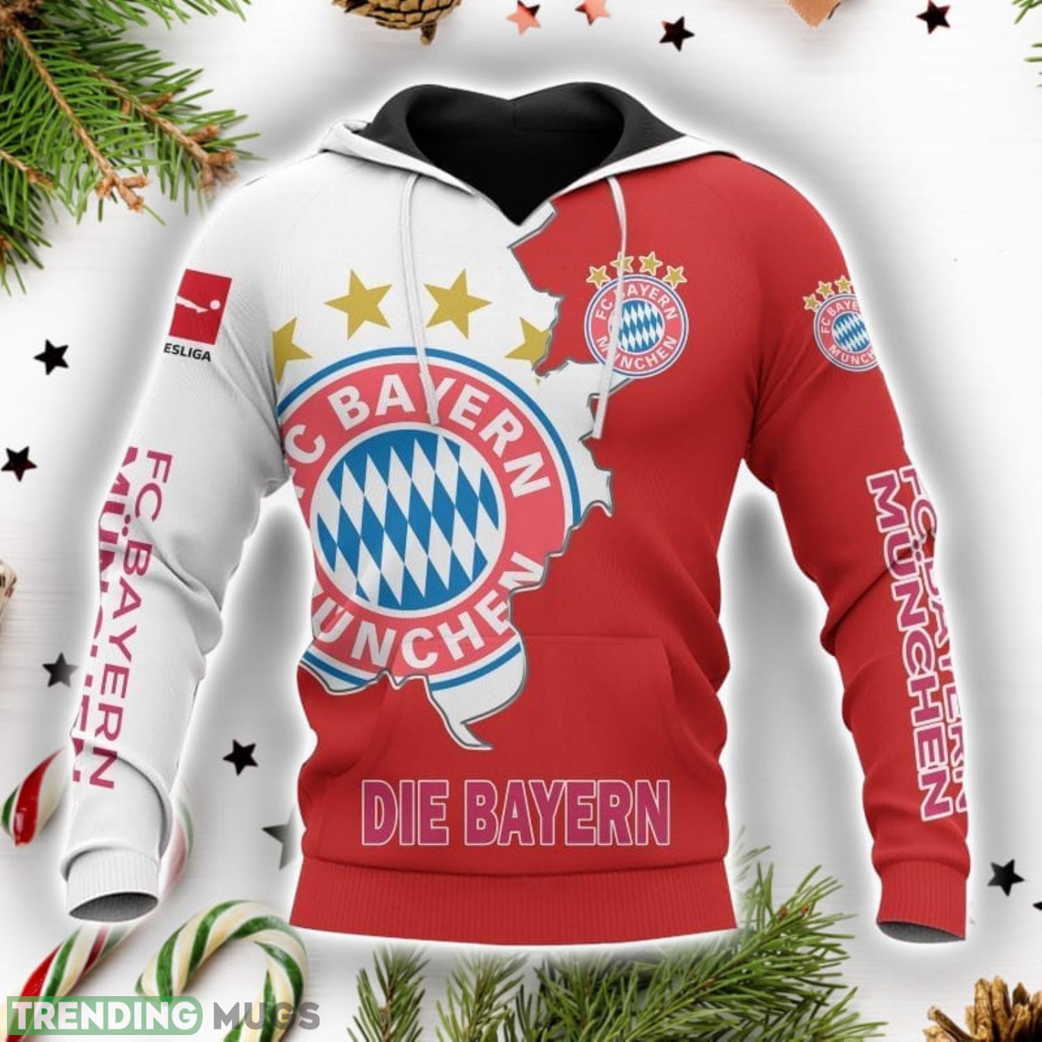 FC Bayern Munchen Printing Hoodie 3D All Over Printed Gift Unisex Hoodie Product Photo 1 FC Bayern Munchen Printing Hoodie 3D All Over Printed Gift Unisex Hoodie Product Photo 1