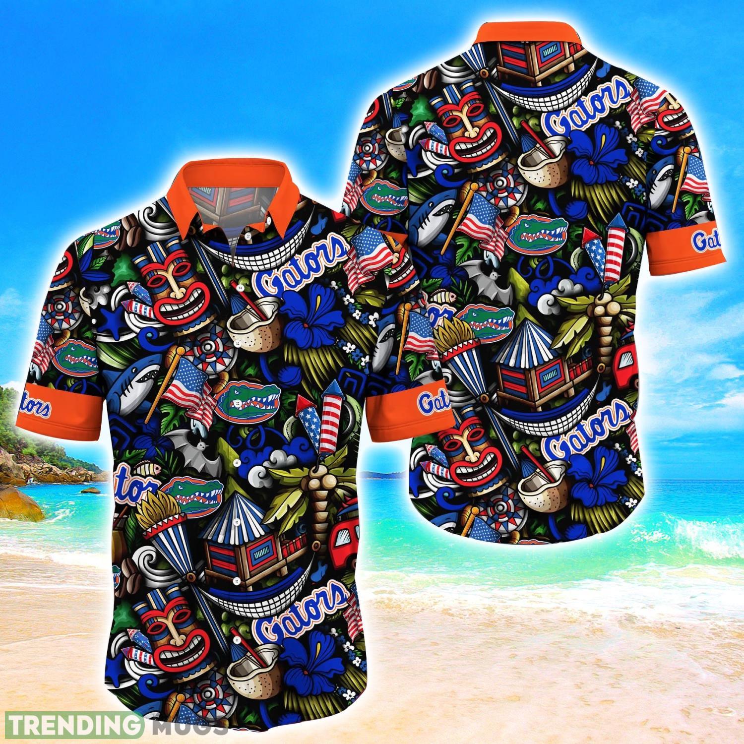 Florida Gators NCAA2 Flower Hawaii Shirt Aloha Funny Pattern Summer Shirts Product Photo 1