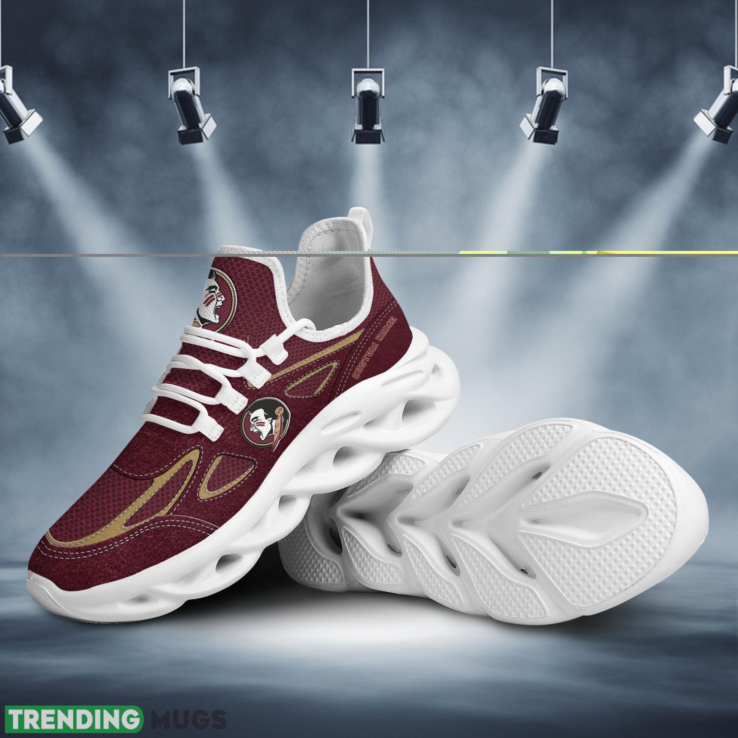 Florida State Seminoles NCAA Personalized Name Max Soul Shoes Clunky Shoes Running Sneakers Max Soul Florida State Seminoles NCAA Personalized Name Max Soul Shoes Clunky Shoes Running Sneakers Max Soul