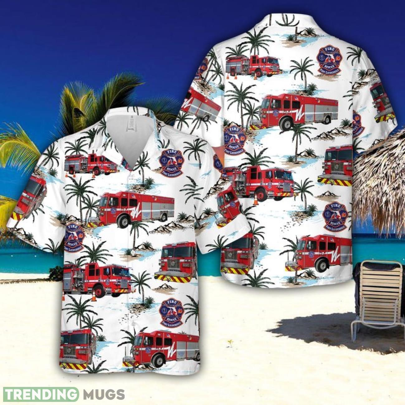 Fort Lauderdale Fire Rescue Aloha Hawaiian Shirt Beach Gift Short Sleeve Shirt Product Photo 1 Fort Lauderdale Fire Rescue Aloha Hawaiian Shirt Beach Gift Short Sleeve Shirt Product Photo 1