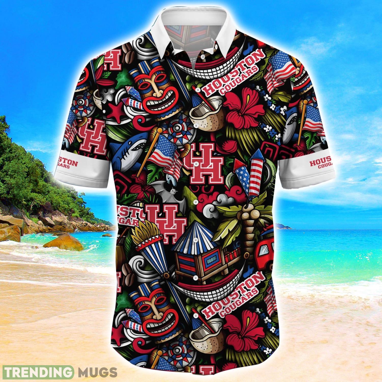 Houston Cougars NCAA3 Flower Hawaii Shirt Aloha Funny Pattern Summer Shirts Hawaiian Shirt Houston Cougars NCAA3 Flower Hawaii Shirt Aloha Funny Pattern Summer Shirts Hawaiian Shirt