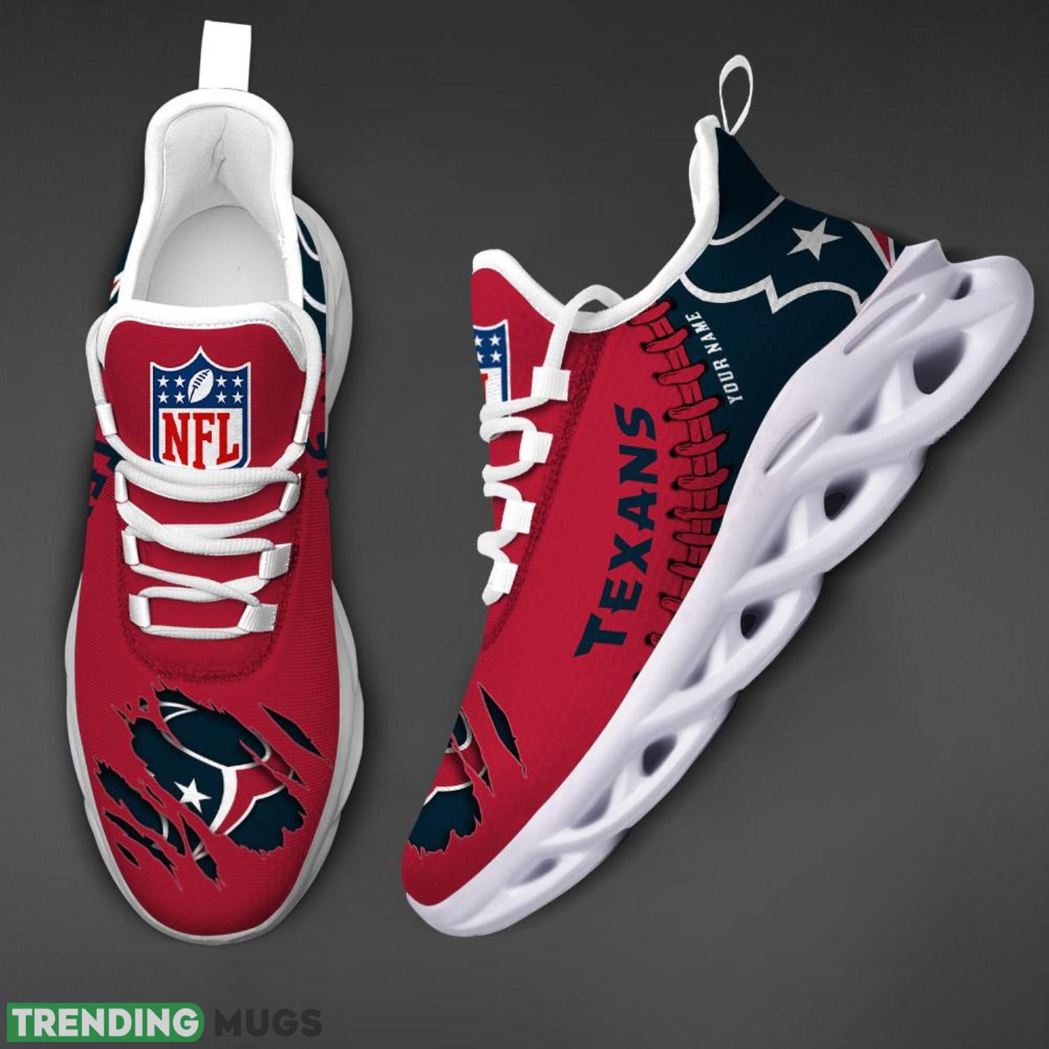 Houston Texans Logo Personalized Name Max Soul Shoes Max Soul Houston Texans Logo Personalized Name Max Soul Shoes Max Soul