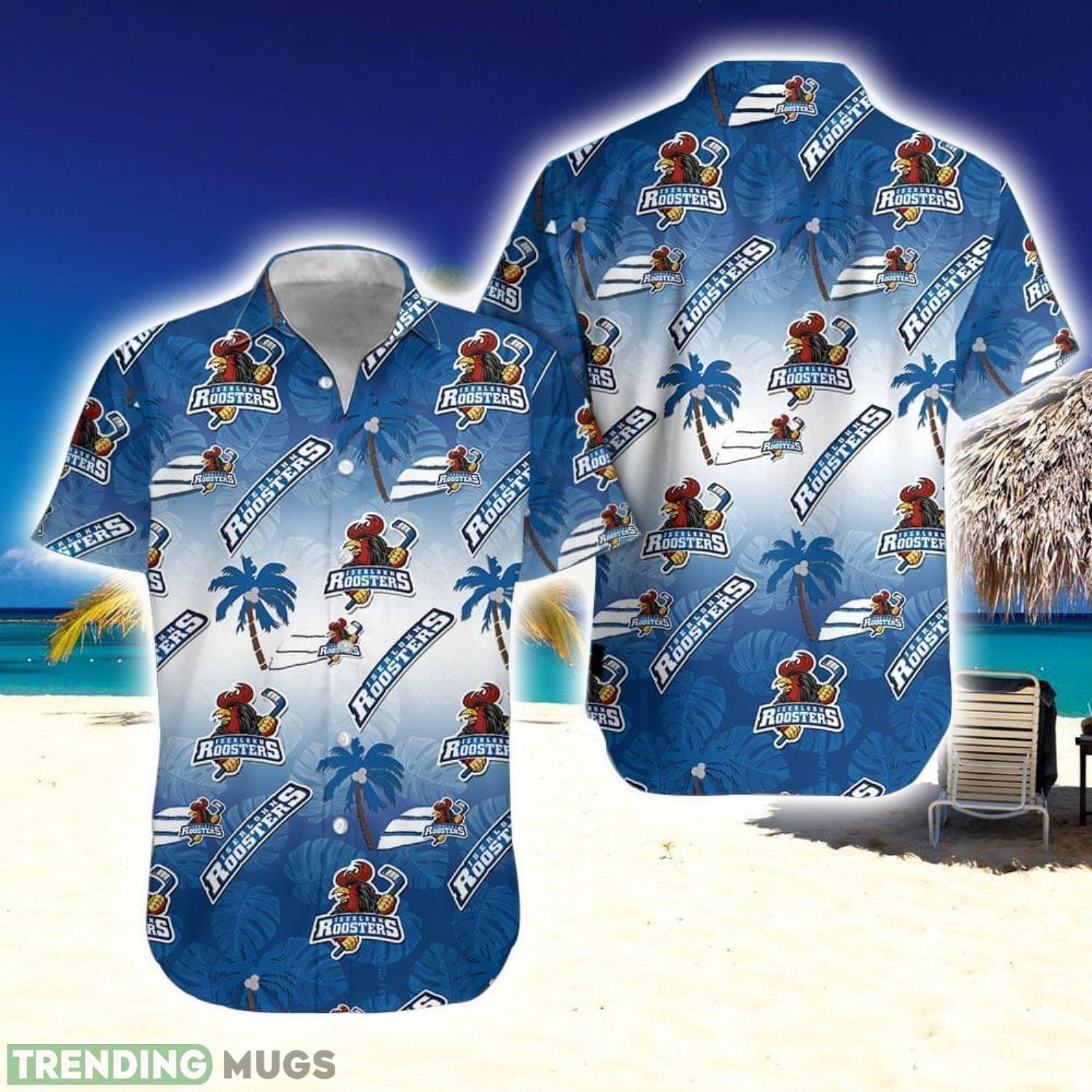 Iserlohn Roosters Coconut Pattern 3D Hawaiian Shirt Aloha Shirt For Summer Gift Product Photo 1 Iserlohn Roosters Coconut Pattern 3D Hawaiian Shirt Aloha Shirt For Summer Gift Product Photo 1