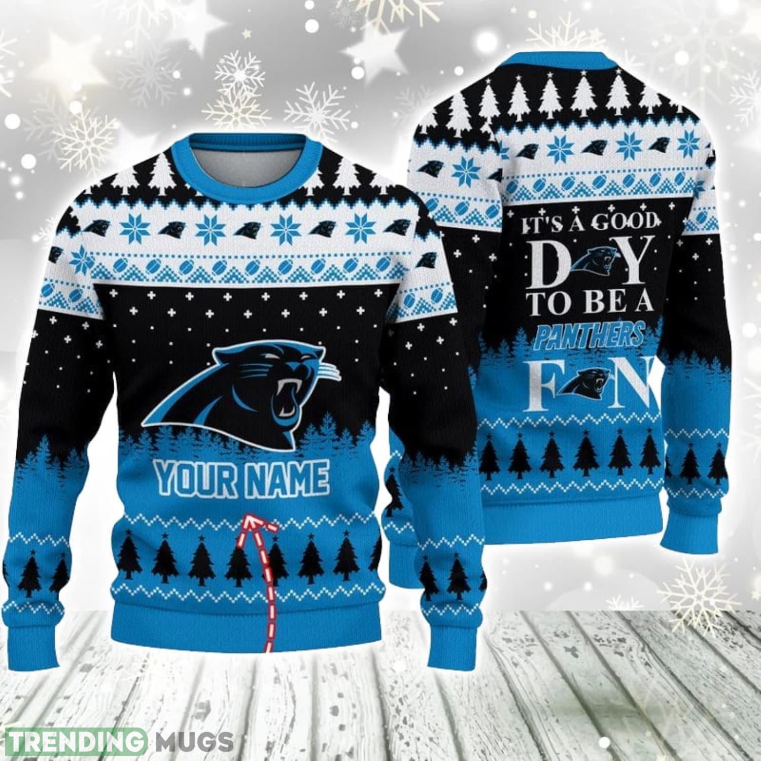 It's A Good Day To Be A Carolina Panthers Limited Edition Knitted 3D Ugly Christmas Sweater 3D Sweater It's A Good Day To Be A Carolina Panthers Limited Edition Knitted 3D Ugly Christmas Sweater 3D Sweater