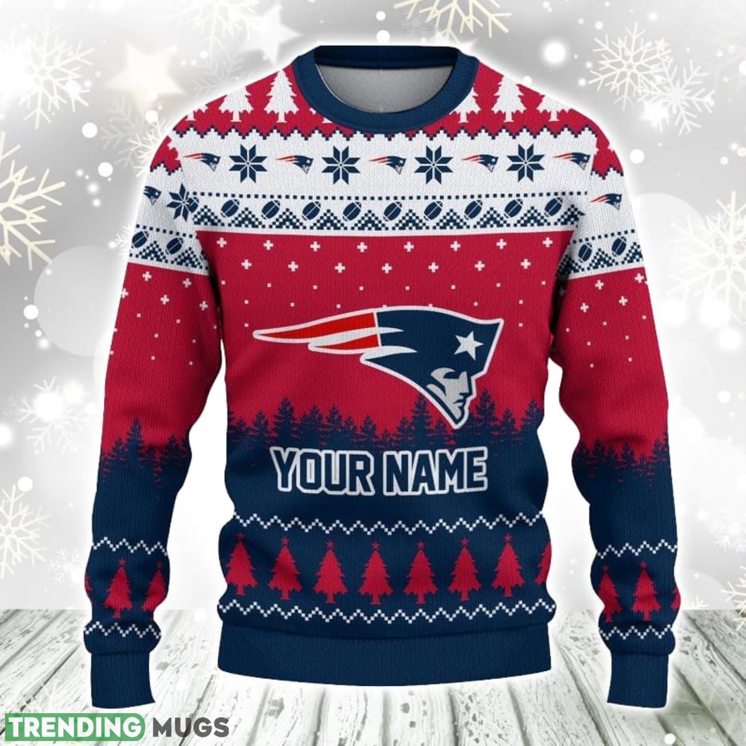 It's A Good Day To Be A New England Patriots Limited Edition Knitted 3D Ugly Christmas Sweater 3D Sweater It's A Good Day To Be A New England Patriots Limited Edition Knitted 3D Ugly Christmas Sweater 3D Sweater