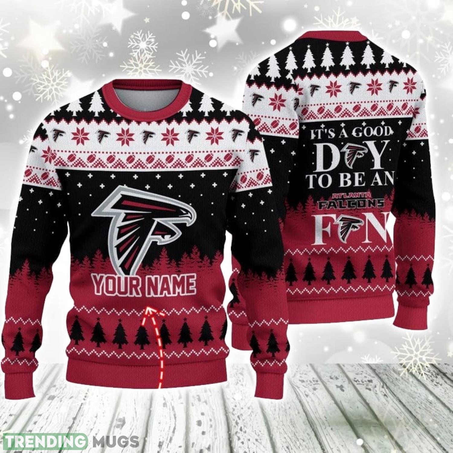 It's A Good Day To Be An Atlanta Falcons Limited Edition Knitted 3D Ugly Christmas Sweater 3D Sweater It's A Good Day To Be An Atlanta Falcons Limited Edition Knitted 3D Ugly Christmas Sweater Product Photo 1