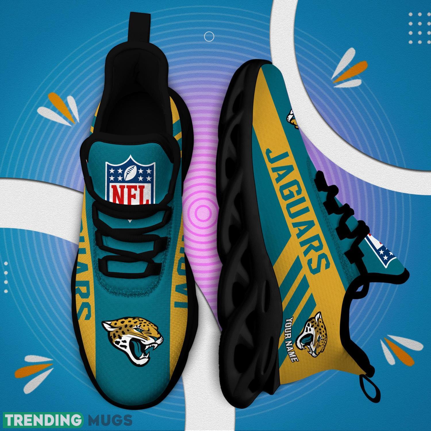Jacksonville Jaguars Personalized Name Max Soul Shoes Custom Name Men And Women Sneakers Max Soul Jacksonville Jaguars Personalized Name Max Soul Shoes Custom Name Men And Women Sneakers Max Soul