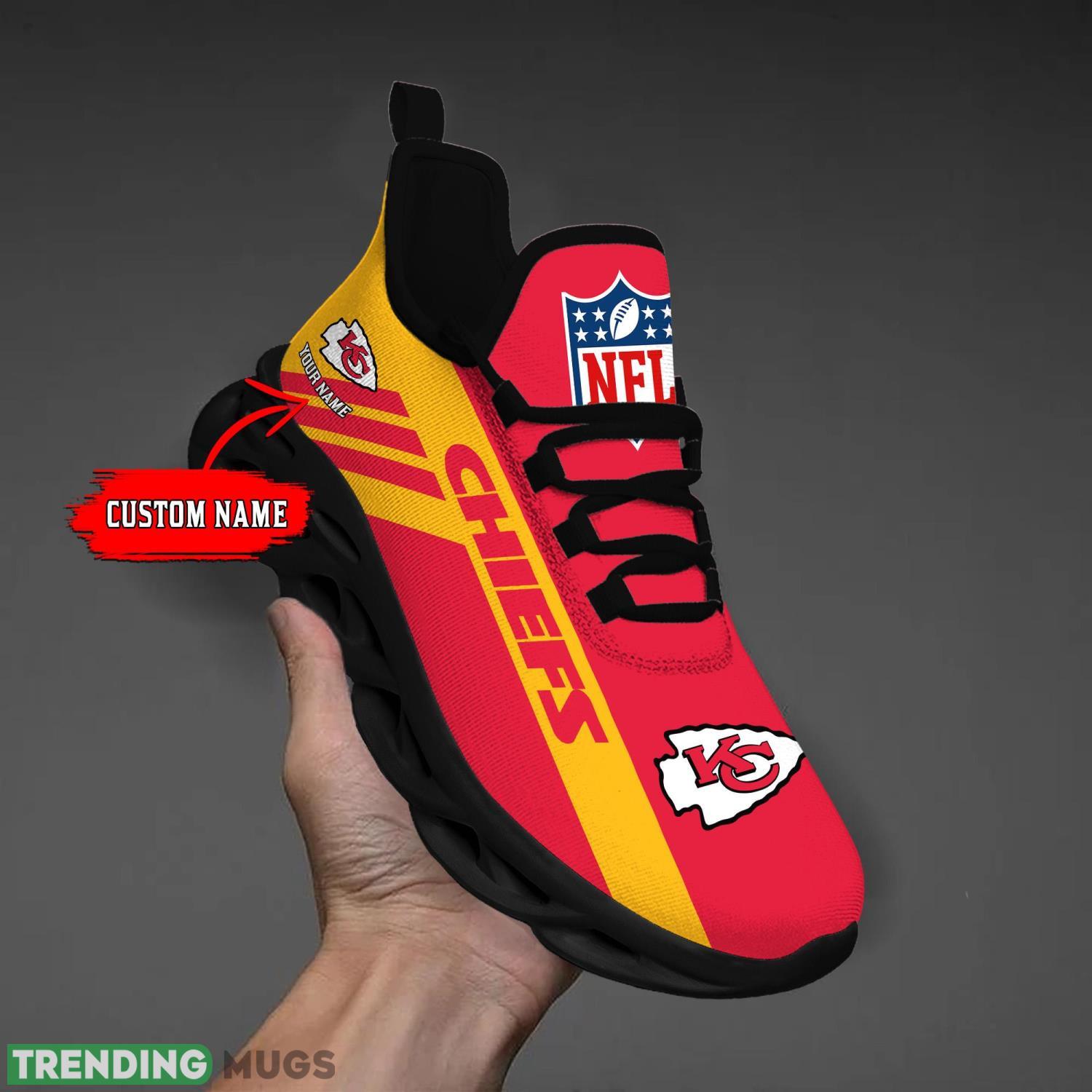 Kansas City Chiefs Sneakers For Fans Custom Name Max Soul Shoes Max Soul Kansas City Chiefs Sneakers For Fans Custom Name Max Soul Shoes Max Soul