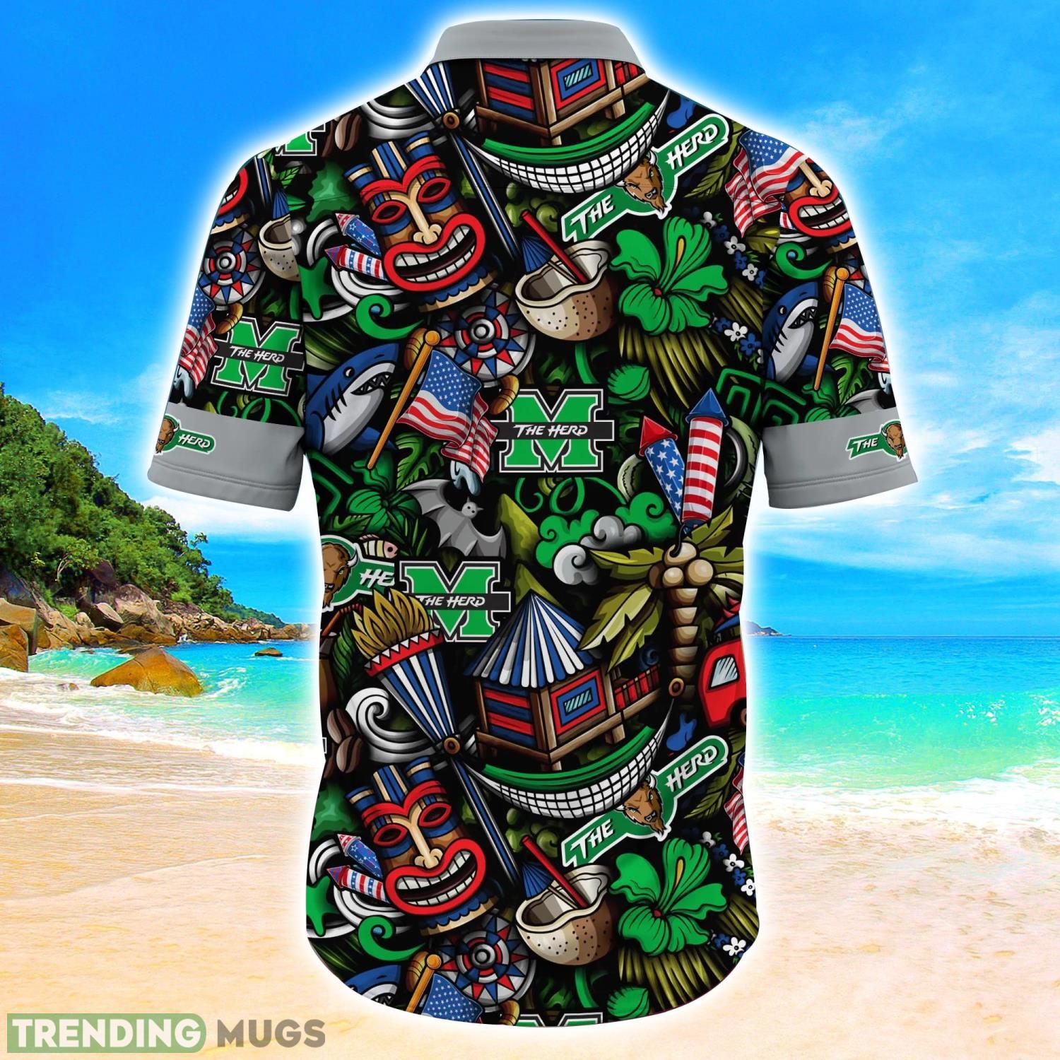 Marshall Thundering Herd NCAA3 Flower Hawaii Shirt Aloha Funny Pattern Summer Shirts Hawaiian Shirt Marshall Thundering Herd NCAA3 Flower Hawaii Shirt Aloha Funny Pattern Summer Shirts Hawaiian Shirt