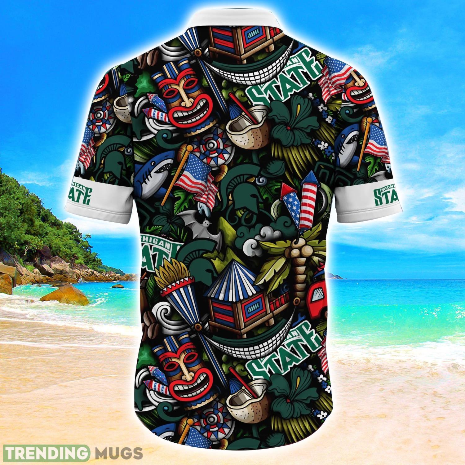 Michigan State Spartans NCAA1 Flower Hawaii Shirt Aloha Funny Pattern Summer Shirts Hawaiian Shirt Michigan State Spartans NCAA1 Flower Hawaii Shirt Aloha Funny Pattern Summer Shirts Hawaiian Shirt
