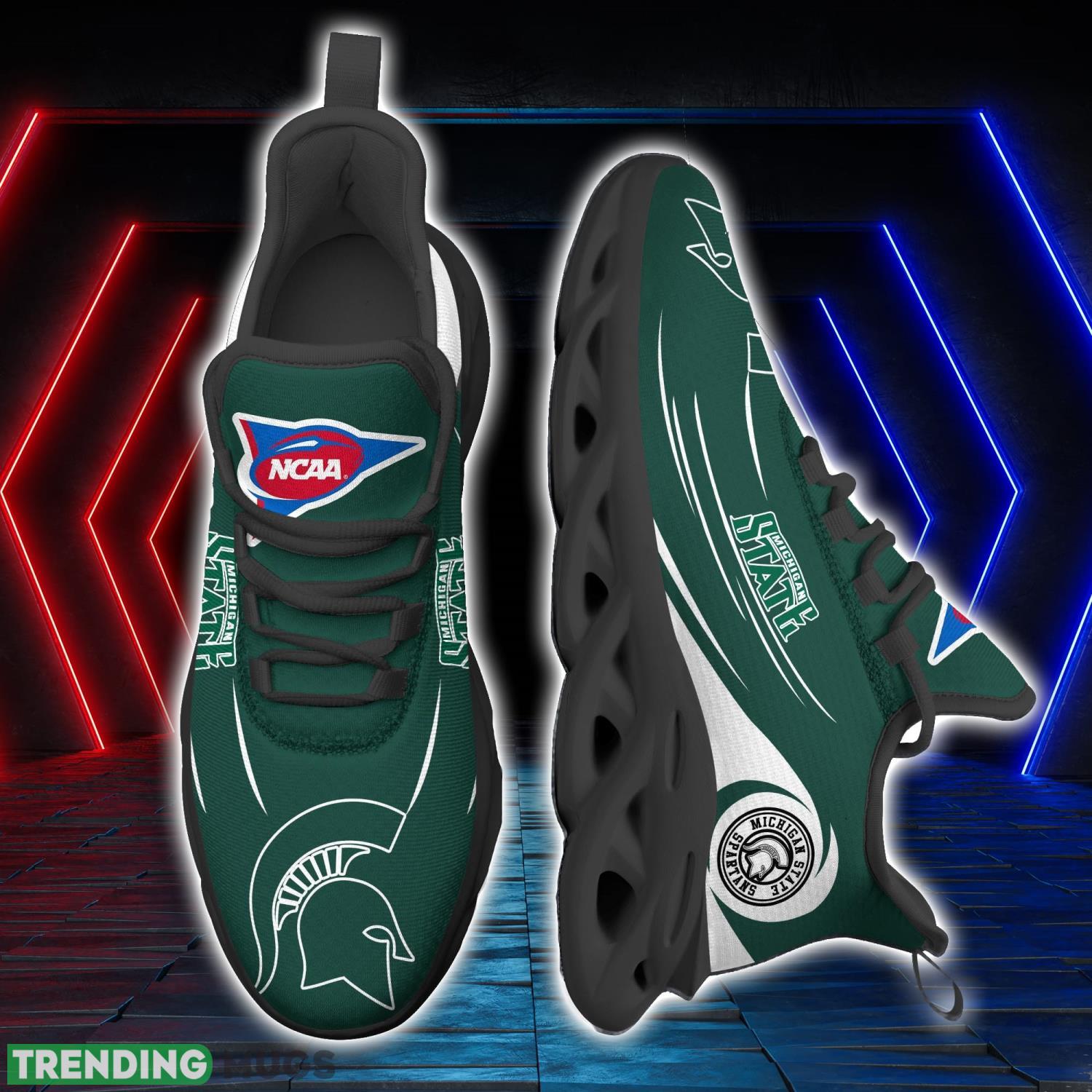 Michigan State Spartans Shoes Limited Sneakers For Fans Men And Women Max Soul Shoes Product Photo 1