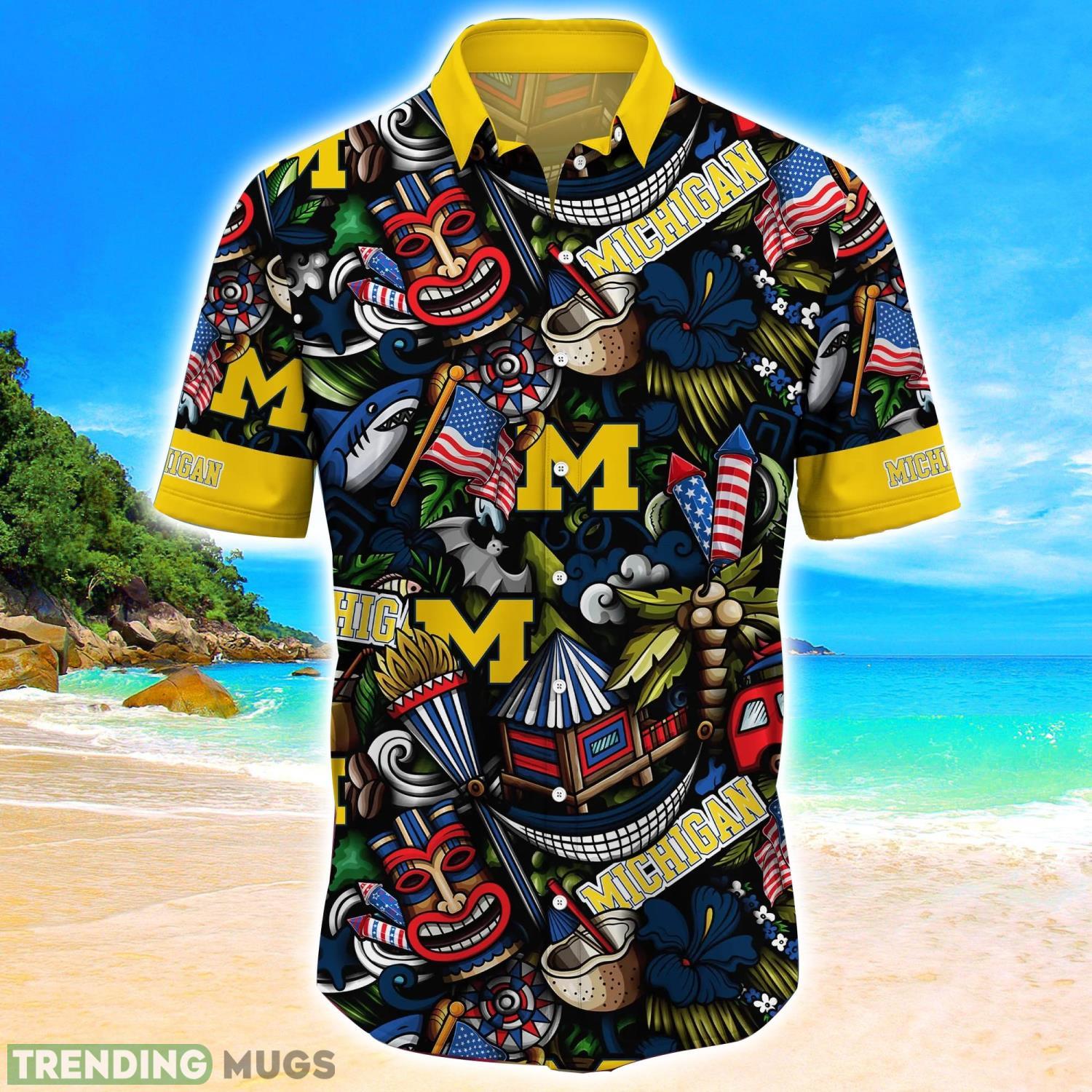 Michigan Wolverines NCAA2 Flower Hawaii Shirt Aloha Funny Pattern Summer Shirts Hawaiian Shirt Michigan Wolverines NCAA2 Flower Hawaii Shirt Aloha Funny Pattern Summer Shirts Hawaiian Shirt