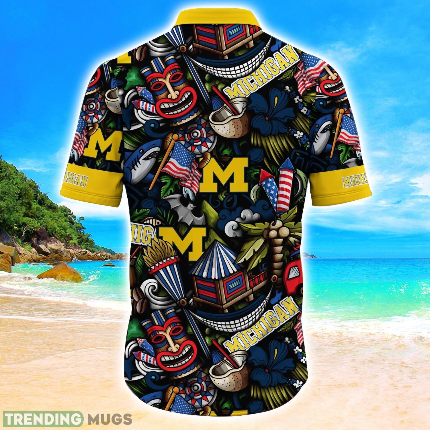 Michigan Wolverines NCAA2 Flower Hawaii Shirt Aloha Funny Pattern Summer Shirts Hawaiian Shirt Michigan Wolverines NCAA2 Flower Hawaii Shirt Aloha Funny Pattern Summer Shirts Hawaiian Shirt