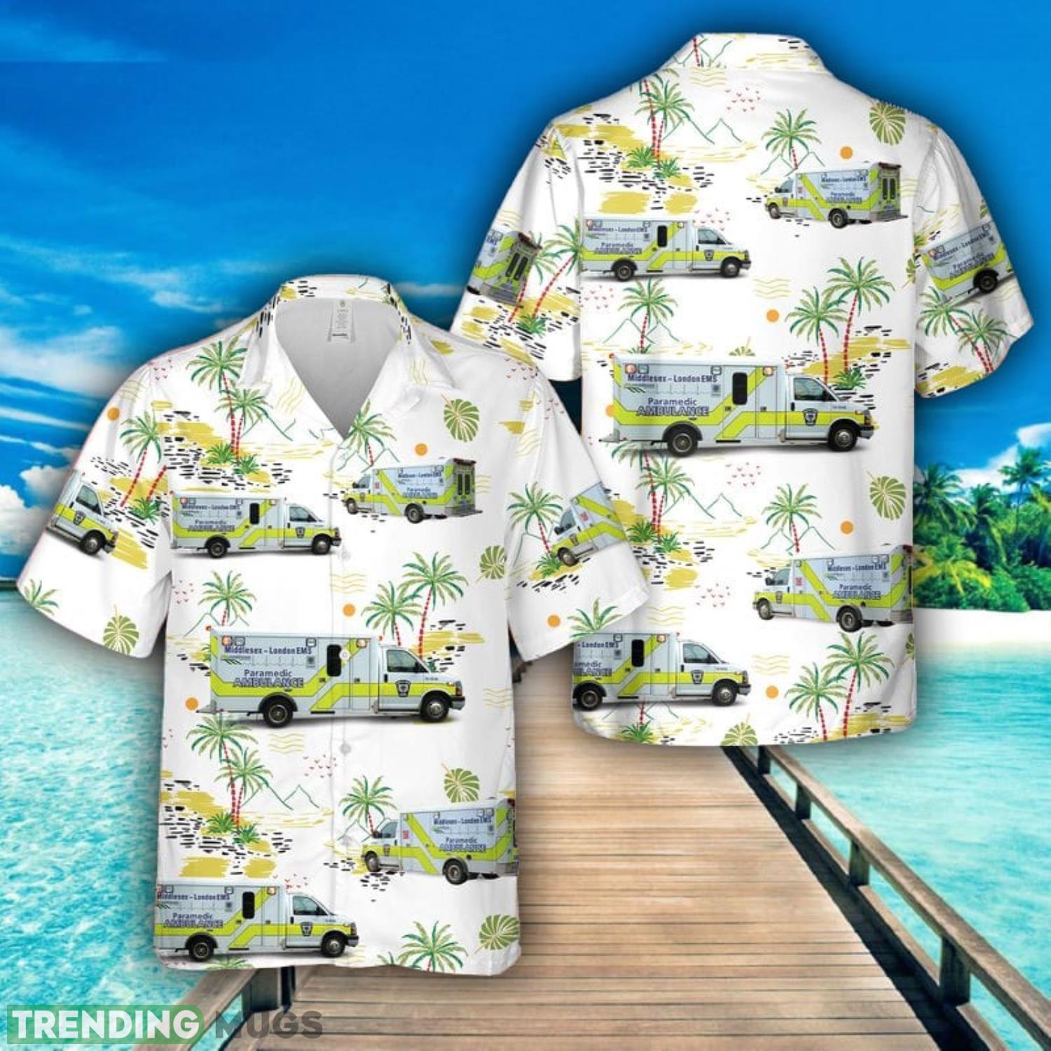 Middlesex-London EMS 3D Hawaiian Shirt Summer Holiday Gift For Men And Women Product Photo 1