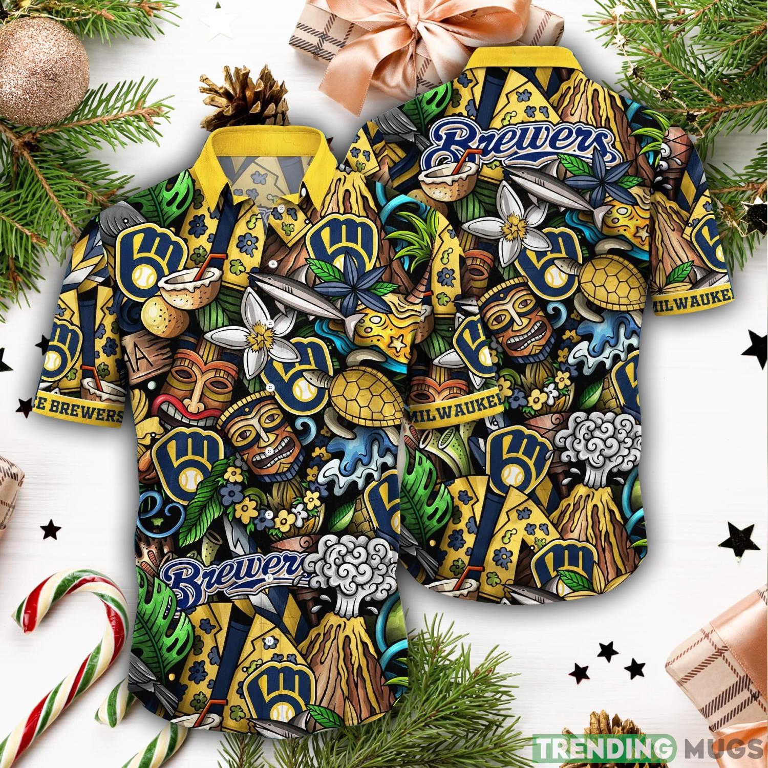 Milwaukee Brewers MLB Flower Aloha Summer Hawaii Shirts - Milwaukee Brewers MLB Flower Hawaii Shirt And Tshirt For Fans, Custom Summer Football Shirts NA49896_2 Milwaukee Brewers MLB Flower Aloha Summer Hawaii Shirts - Milwaukee Brewers MLB Flower Hawaii Shirt And Tshirt For Fans, Custom Summer Football Shirts NA49896_2