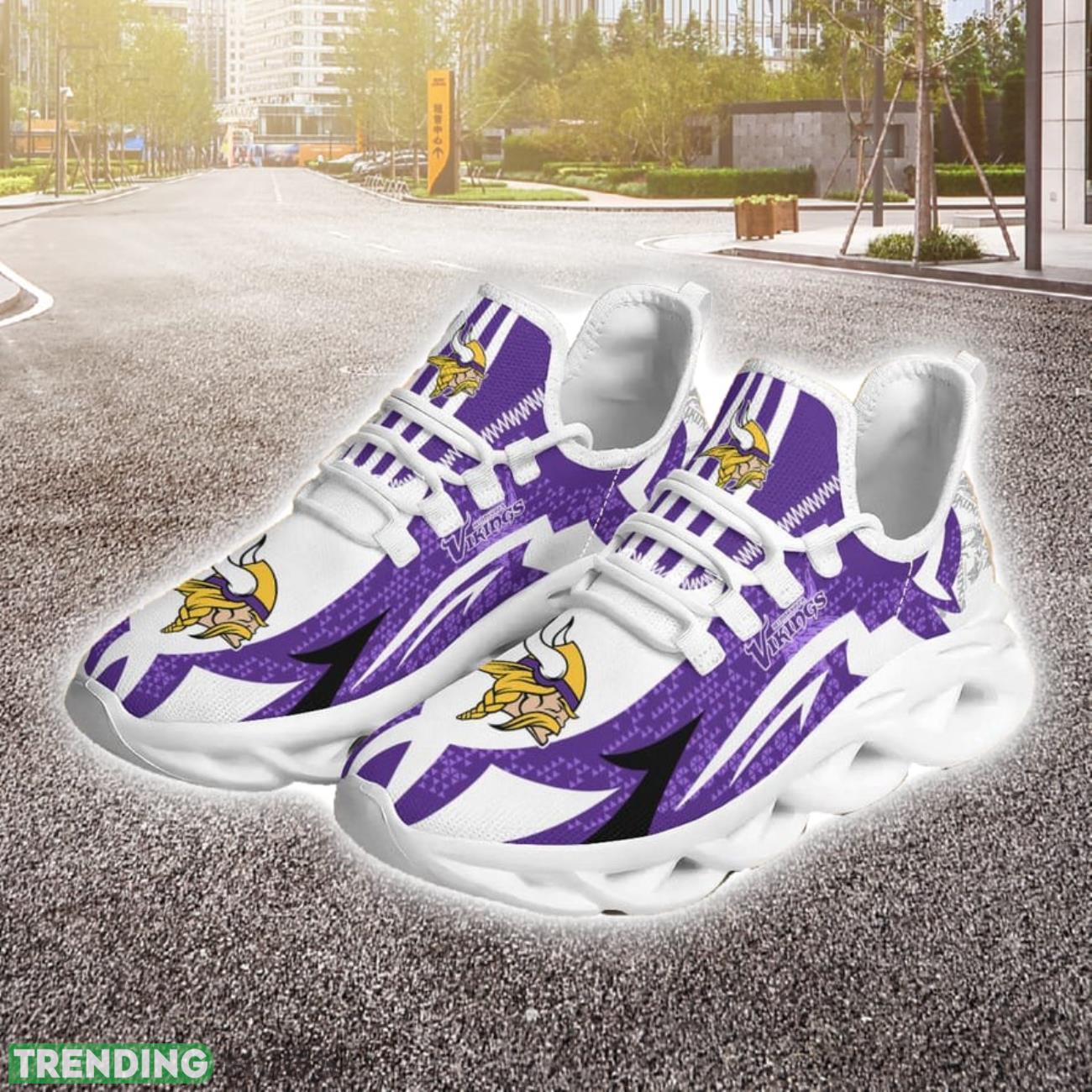 Minnesota Vikings Team Logo Shoes Max Soul Sneakers For Running Lovers Max Soul Minnesota Vikings Team Logo Shoes Max Soul Sneakers For Running Lovers Max Soul