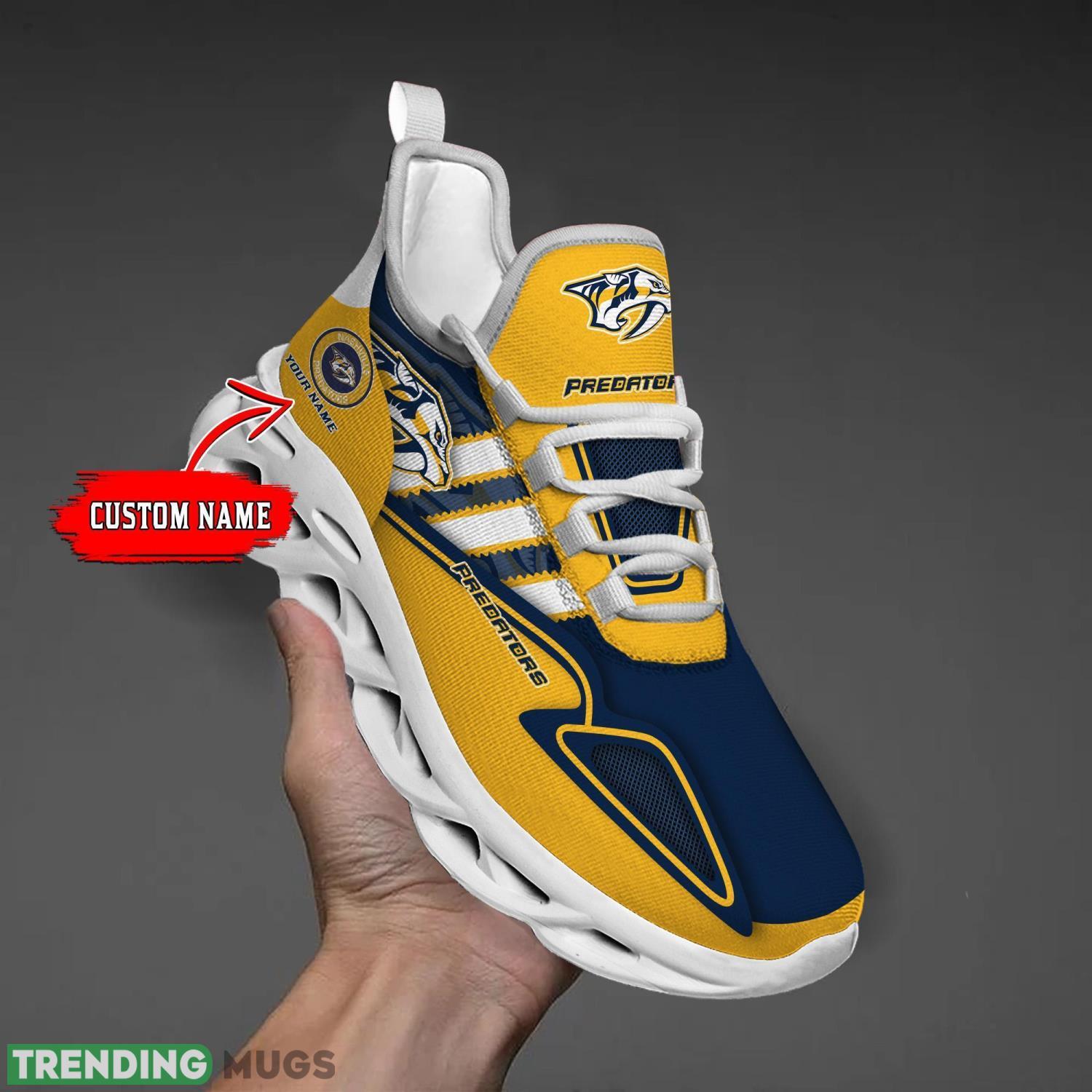Nashville Predators Clunky Max Soul Shoes Sneakers Men And Women Running Shoes Product Photo 1 Nashville Predators Clunky Max Soul Shoes Sneakers Men And Women Running Shoes Product Photo 1