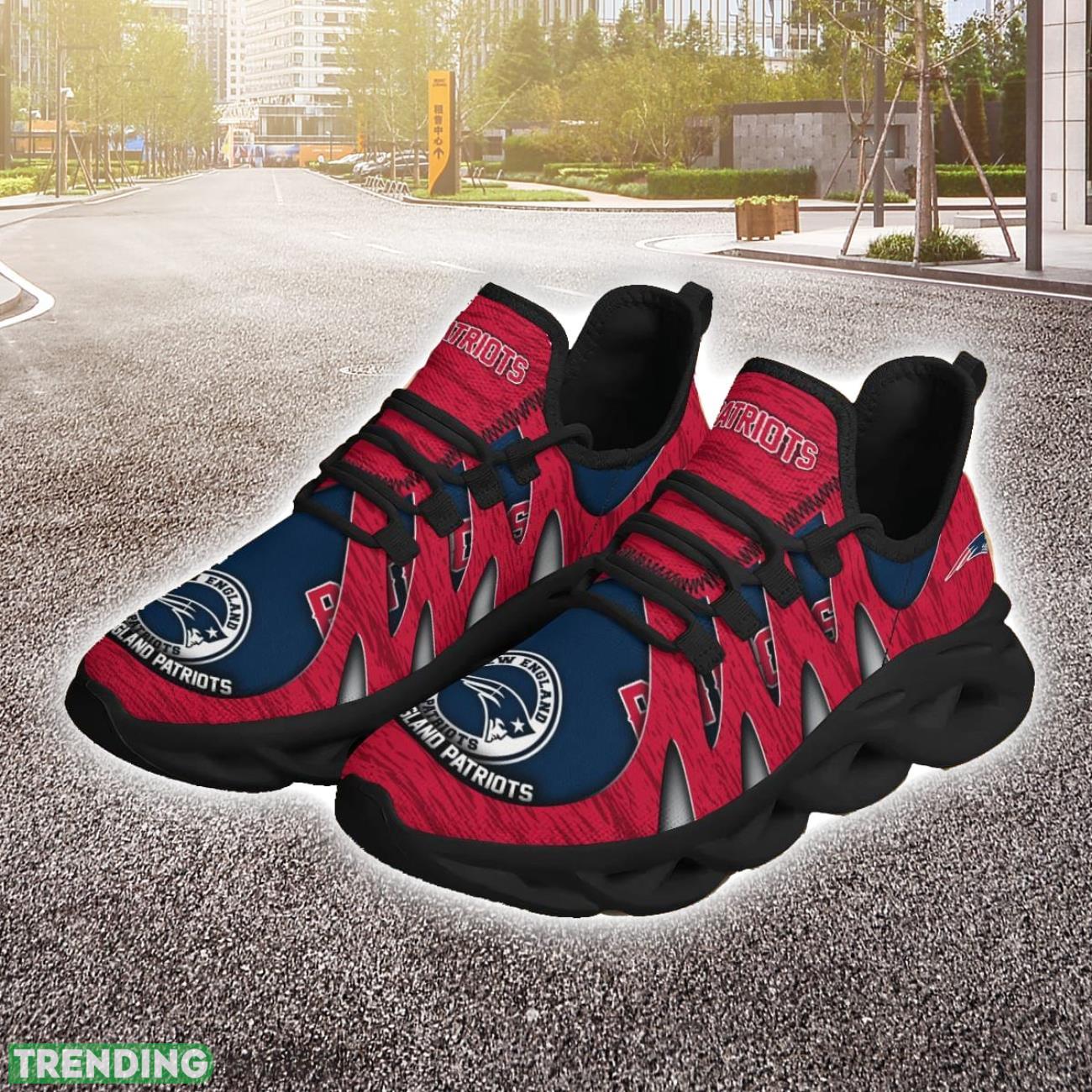 New England Patriots 3D Print Max Soul Sneakers Running Shoes for Sport Fans Max Soul New England Patriots 3D Print Max Soul Sneakers Running Shoes for Sport Fans Max Soul