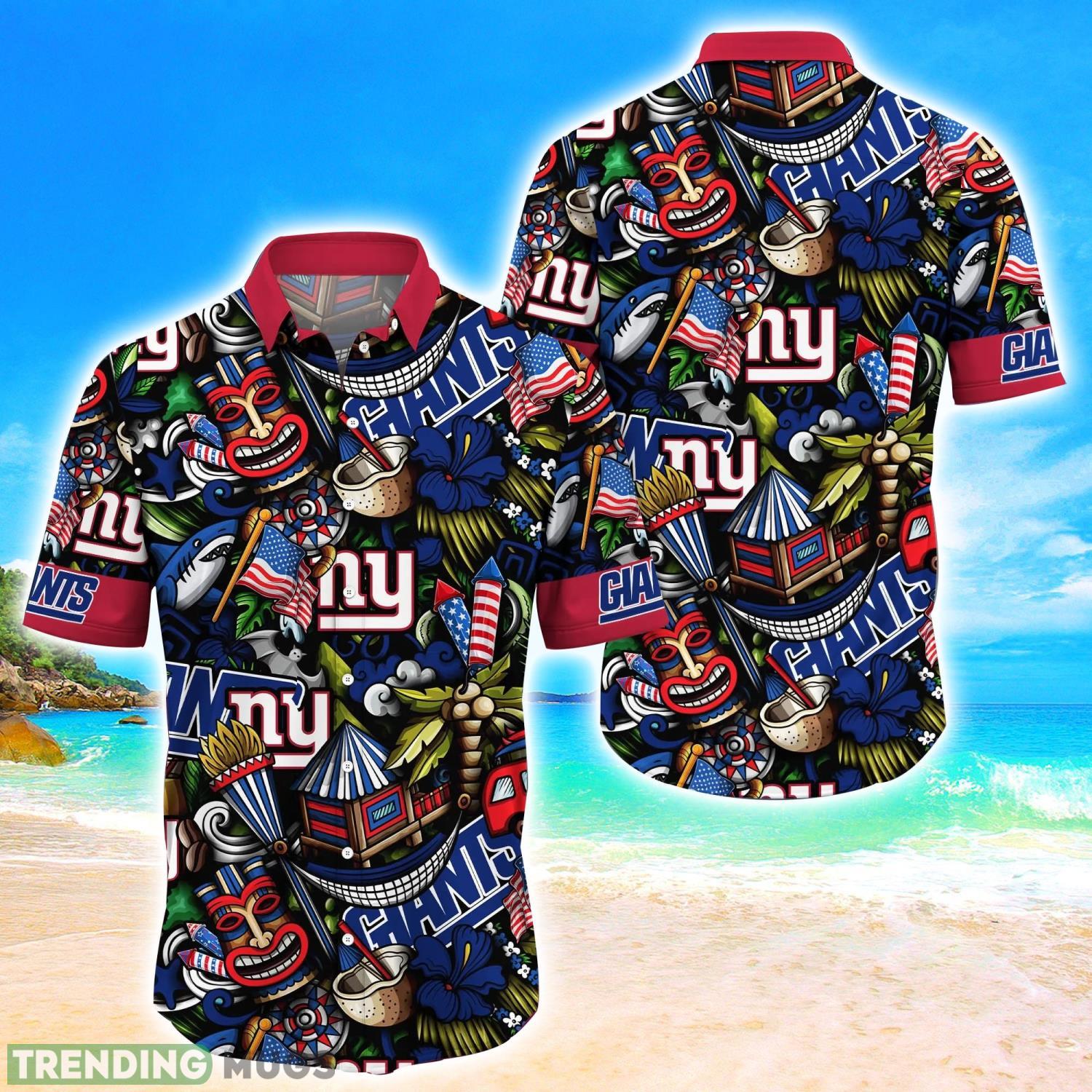 New York Giants NFL Flower Hawaii Shirt Aloha Funny Pattern Summer Shirts Product Photo 1 New York Giants NFL Flower Hawaii Shirt Aloha Funny Pattern Summer Shirts Product Photo 1