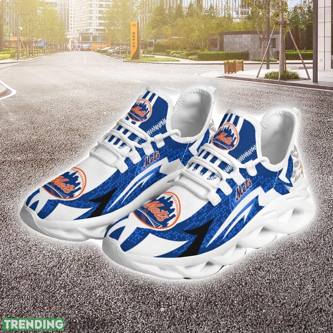 New York Mets Team Logo Shoes Max Soul Sneakers For Running Lovers Max Soul New York Mets Team Logo Shoes Max Soul Sneakers For Running Lovers Max Soul
