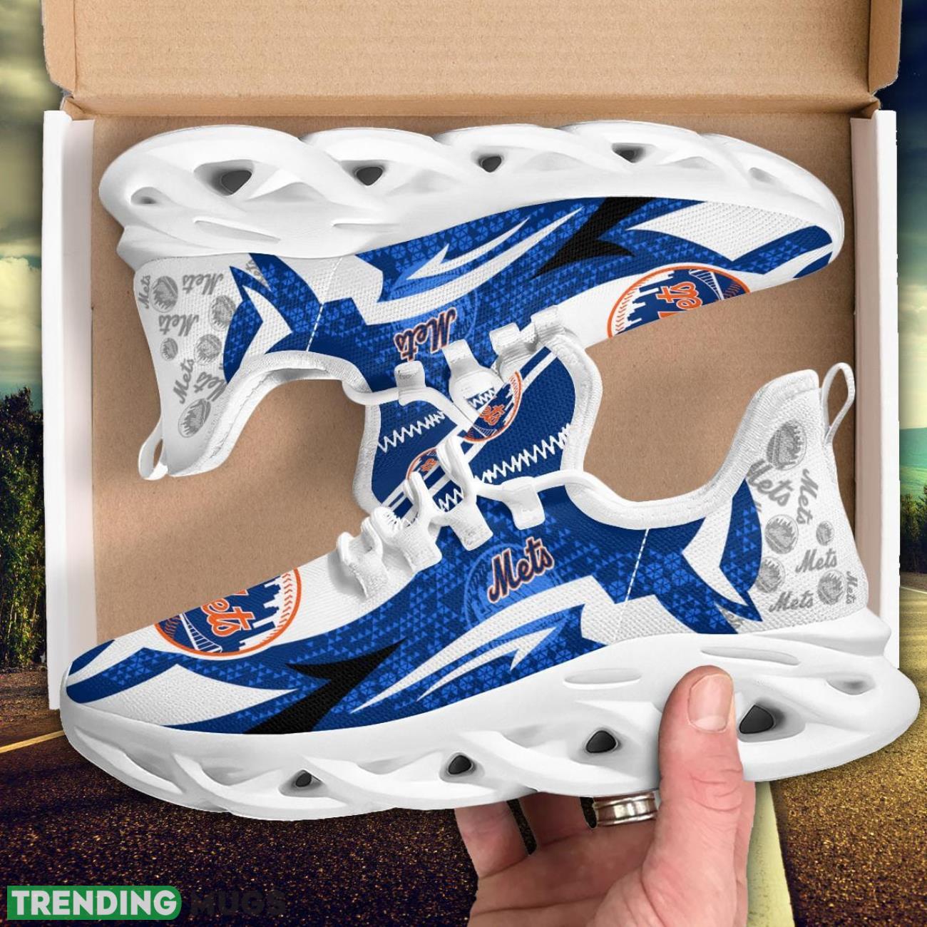 New York Mets Team Logo Shoes Max Soul Sneakers For Running Lovers Max Soul New York Mets Team Logo Shoes Max Soul Sneakers For Running Lovers Max Soul