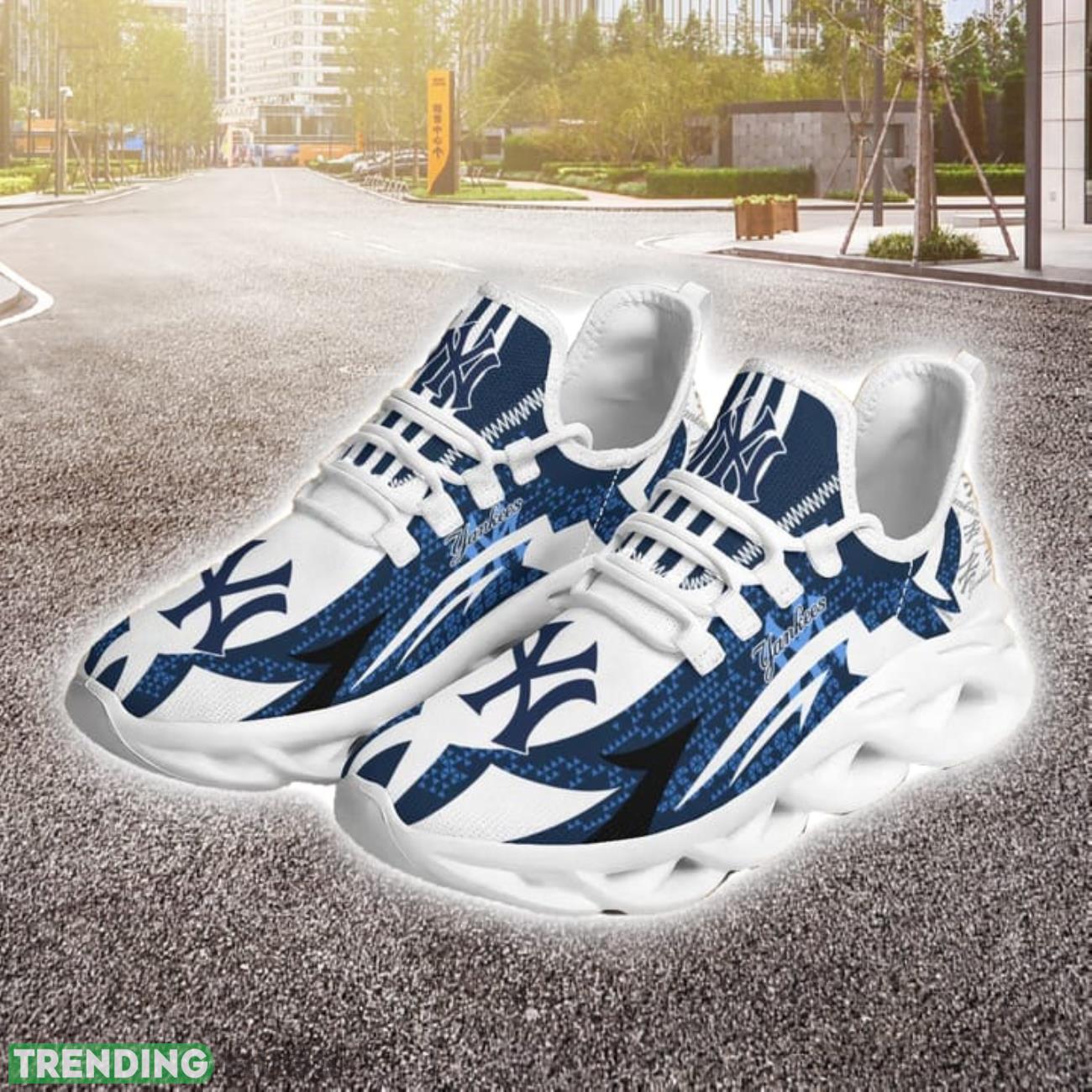 New York Yankees Team Logo Shoes Max Soul Sneakers For Running Lovers Max Soul New York Yankees Team Logo Shoes Max Soul Sneakers For Running Lovers Max Soul