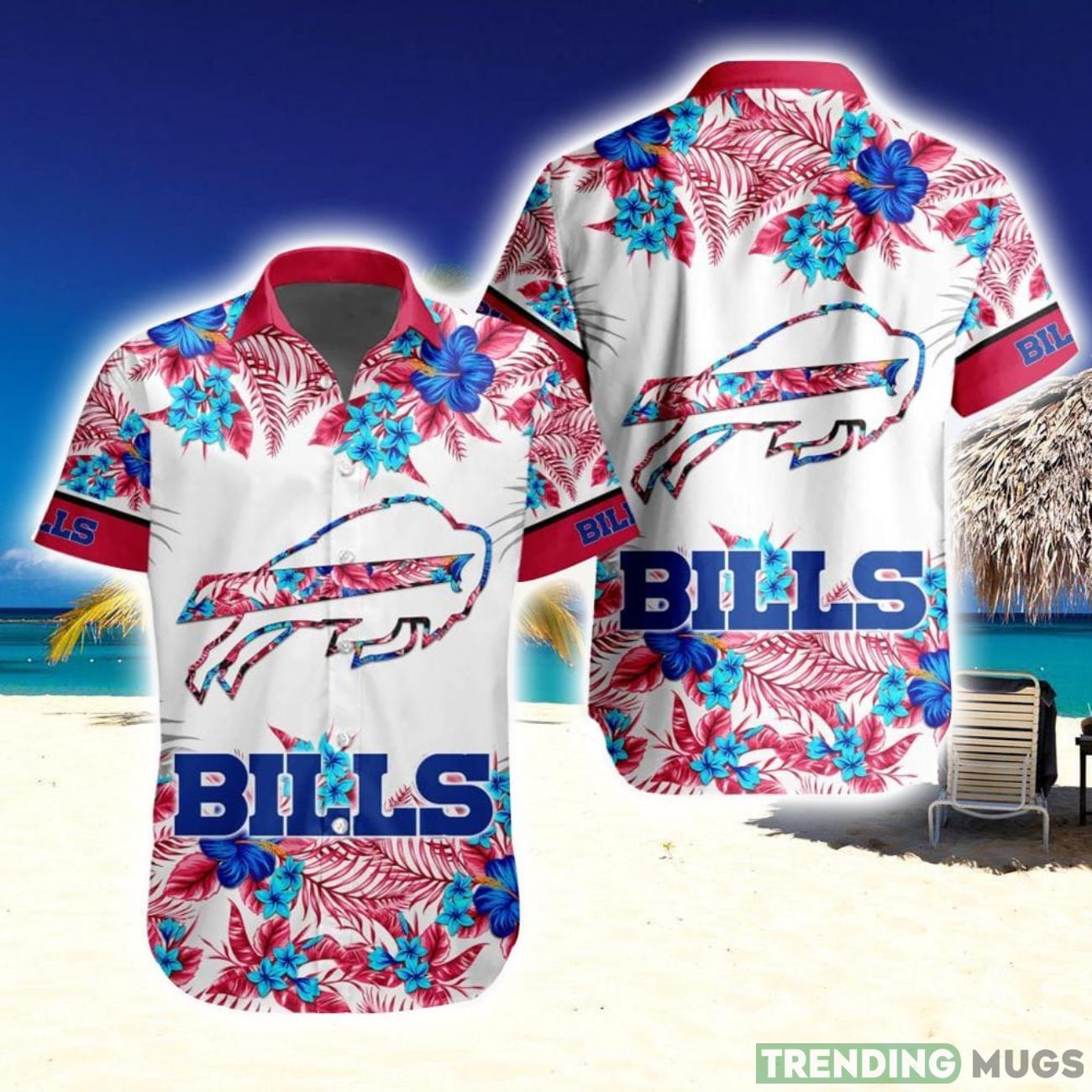 NFL Buffalo Bills Hawaiian Shirt Special Floral Tropical Shirt For Team Product Photo 1 NFL Buffalo Bills Hawaiian Shirt Special Floral Tropical Shirt For Team Product Photo 1