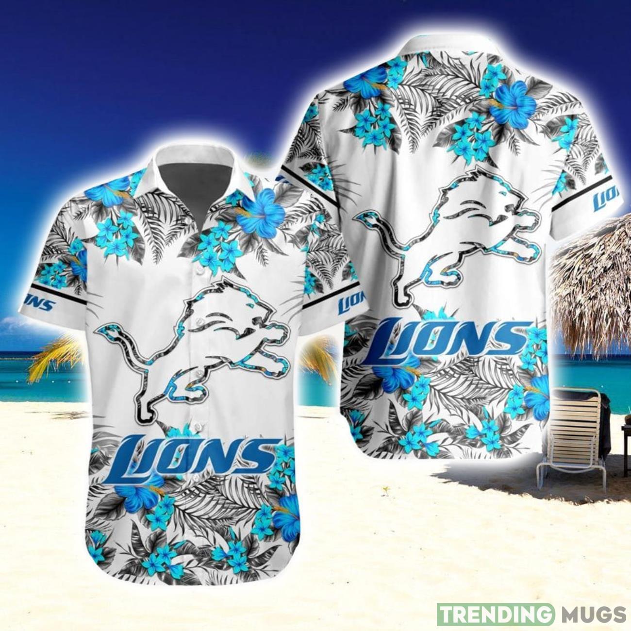 NFL Detroit Lions Hawaiian Shirt Special Floral Tropical Shirt For Team Product Photo 1 NFL Detroit Lions Hawaiian Shirt Special Floral Tropical Shirt For Team Product Photo 1