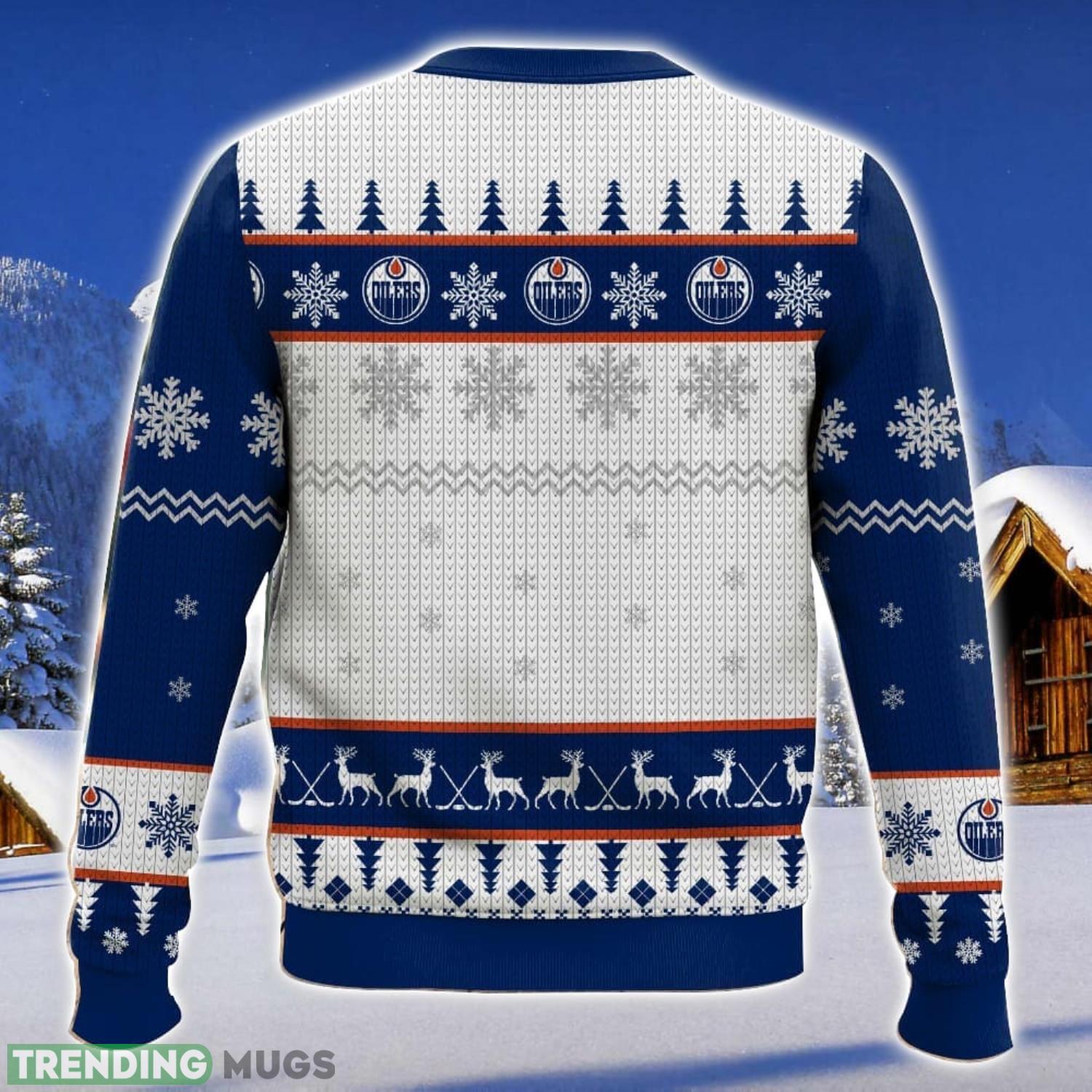 NHL Edmonton Oilers 3D Christmas Sweater Ugly Christmas Sweater Christmas Gift Ideas 3D Sweater NHL Edmonton Oilers 3D Christmas Sweater Ugly Christmas Sweater Christmas Gift Ideas 3D Sweater
