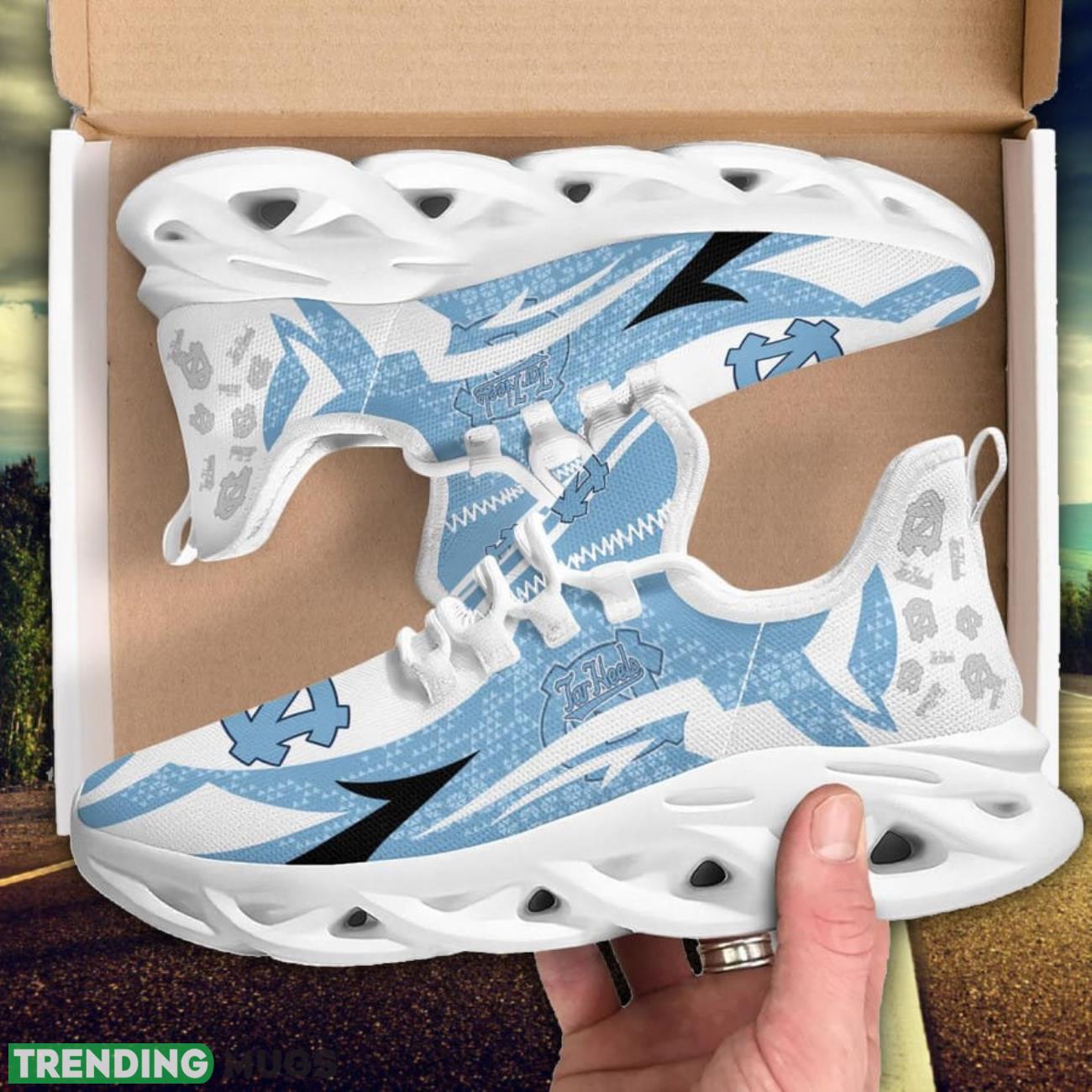 North Carolina Tar Heels Team Logo Shoes Max Soul Sneakers For Running Lovers Max Soul North Carolina Tar Heels Team Logo Shoes Max Soul Sneakers For Running Lovers Max Soul
