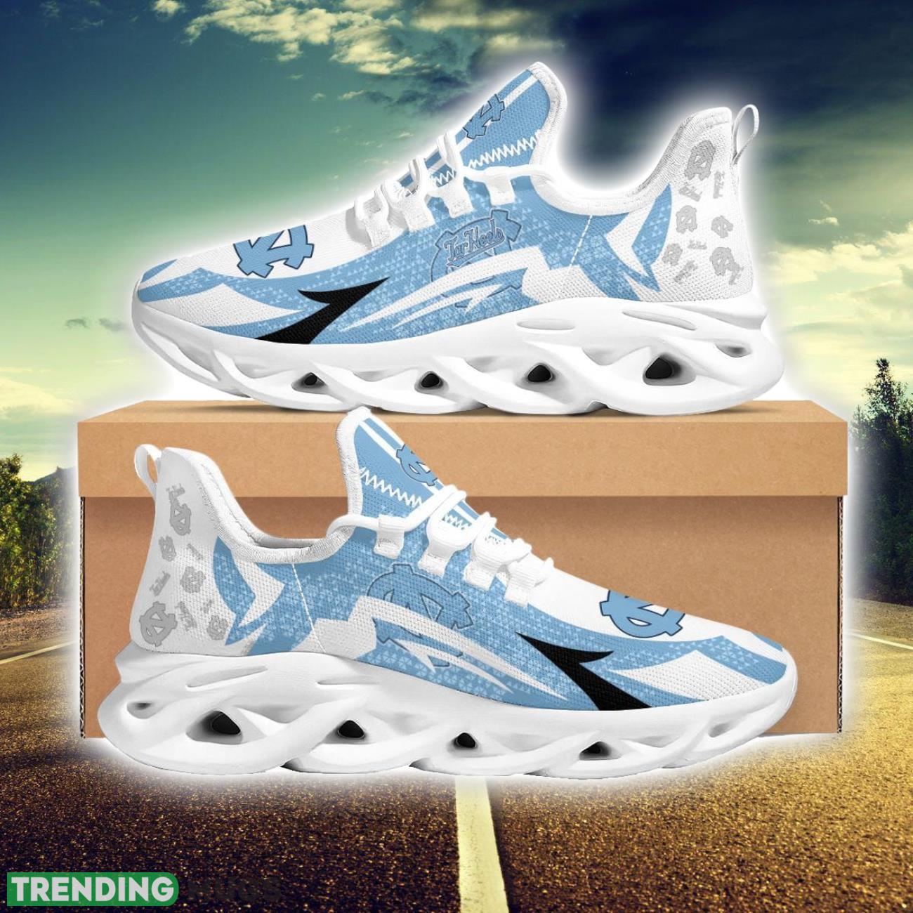 North Carolina Tar Heels Team Logo Shoes Max Soul Sneakers For Running Lovers Product Photo 1 North Carolina Tar Heels Team Logo Shoes Max Soul Sneakers For Running Lovers Product Photo 1