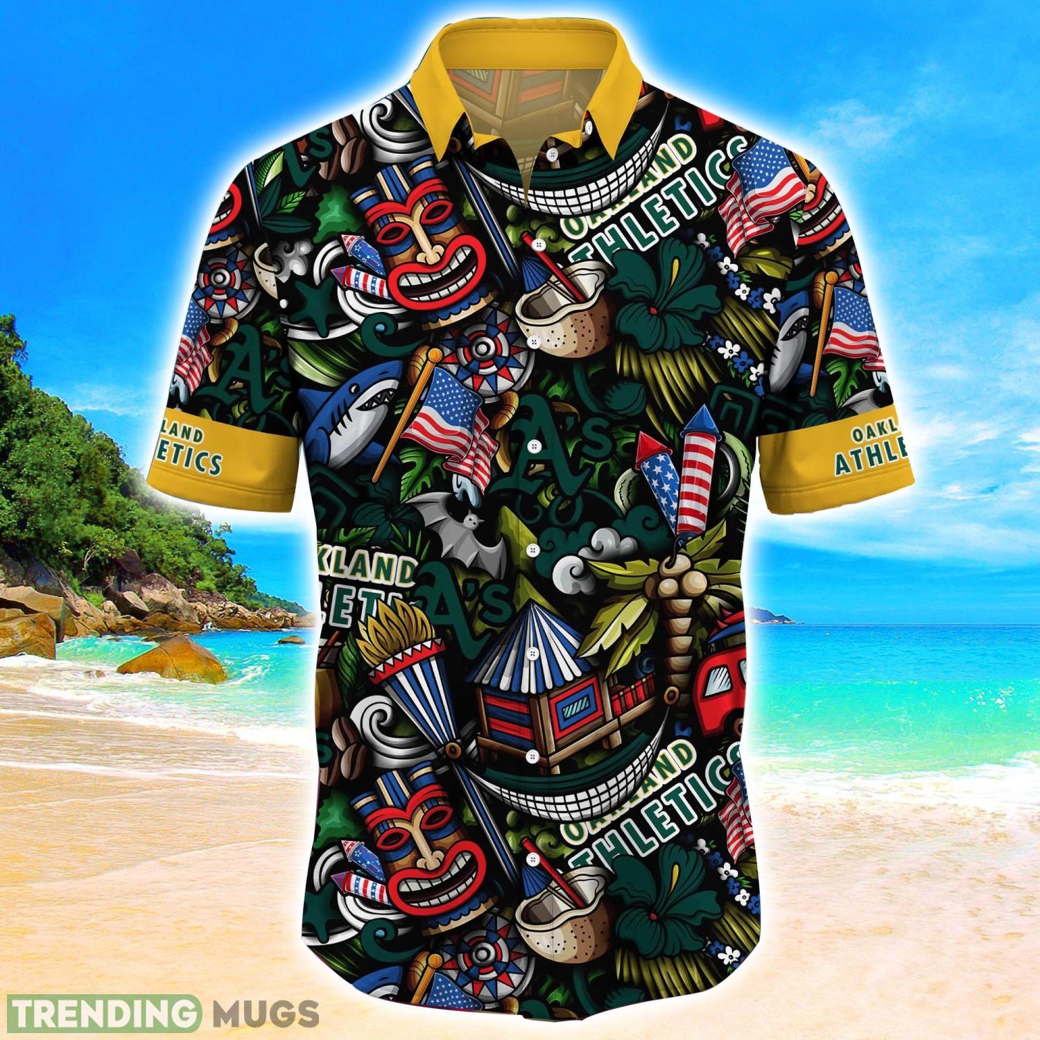 Oakland Athletics MLB Flower Hawaii Shirt Aloha Funny Pattern Summer Shirts Hawaiian Shirt Oakland Athletics MLB Flower Hawaii Shirt Aloha Funny Pattern Summer Shirts Hawaiian Shirt