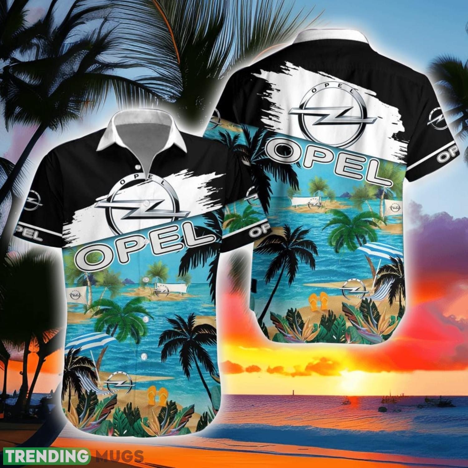 Opel Beach Coconut Pattern Aloha Hawaiian Shirt And Shorts Product Photo 1 Opel Beach Coconut Pattern Aloha Hawaiian Shirt And Shorts Product Photo 1