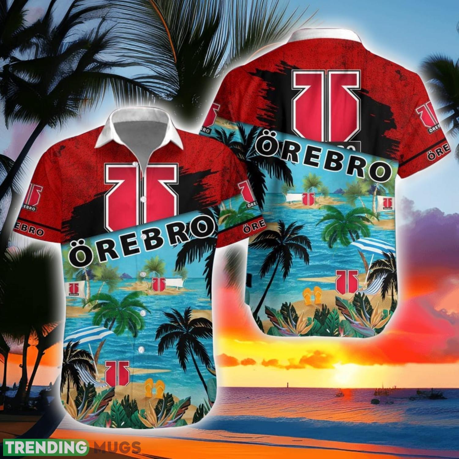 Orebro HK Beach Coconut Pattern Aloha Hawaiian Shirt And Shorts Product Photo 1 Orebro HK Beach Coconut Pattern Aloha Hawaiian Shirt And Shorts Product Photo 1