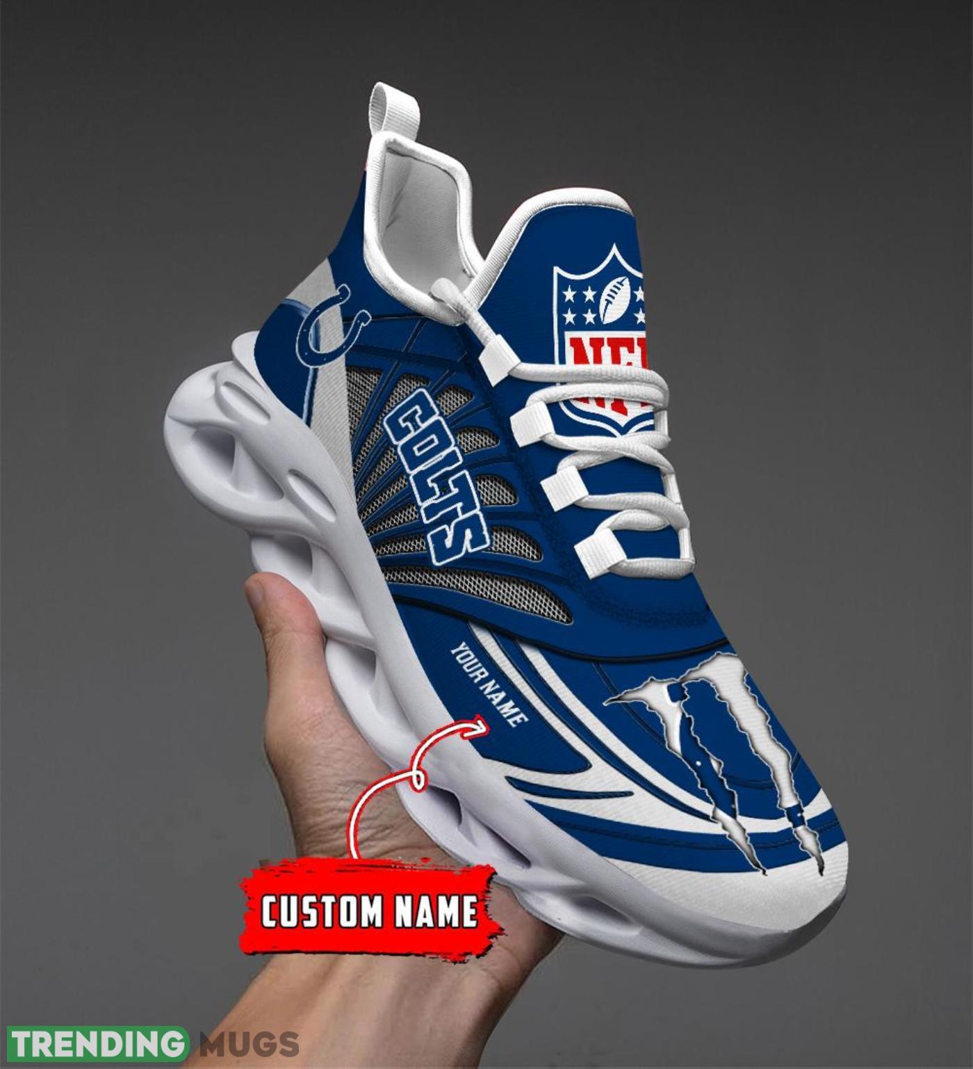 Personalized Name Indianapolis Colts Personalized Running Sneakers Max Soul Shoes Product Photo 1 Personalized Name Indianapolis Colts Personalized Running Sneakers Max Soul Shoes Product Photo 1