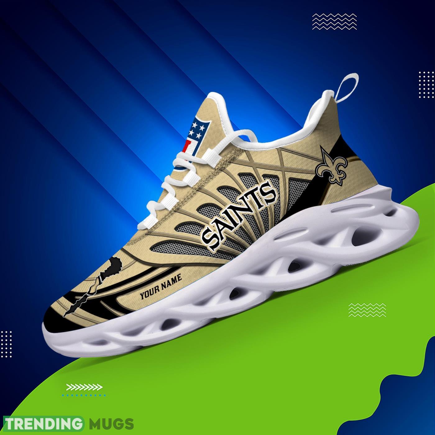 Personalized Name New Orleans Saints Personalized Running Sneakers Max Soul Shoes Max Soul Personalized Name New Orleans Saints Personalized Running Sneakers Max Soul Shoes Max Soul