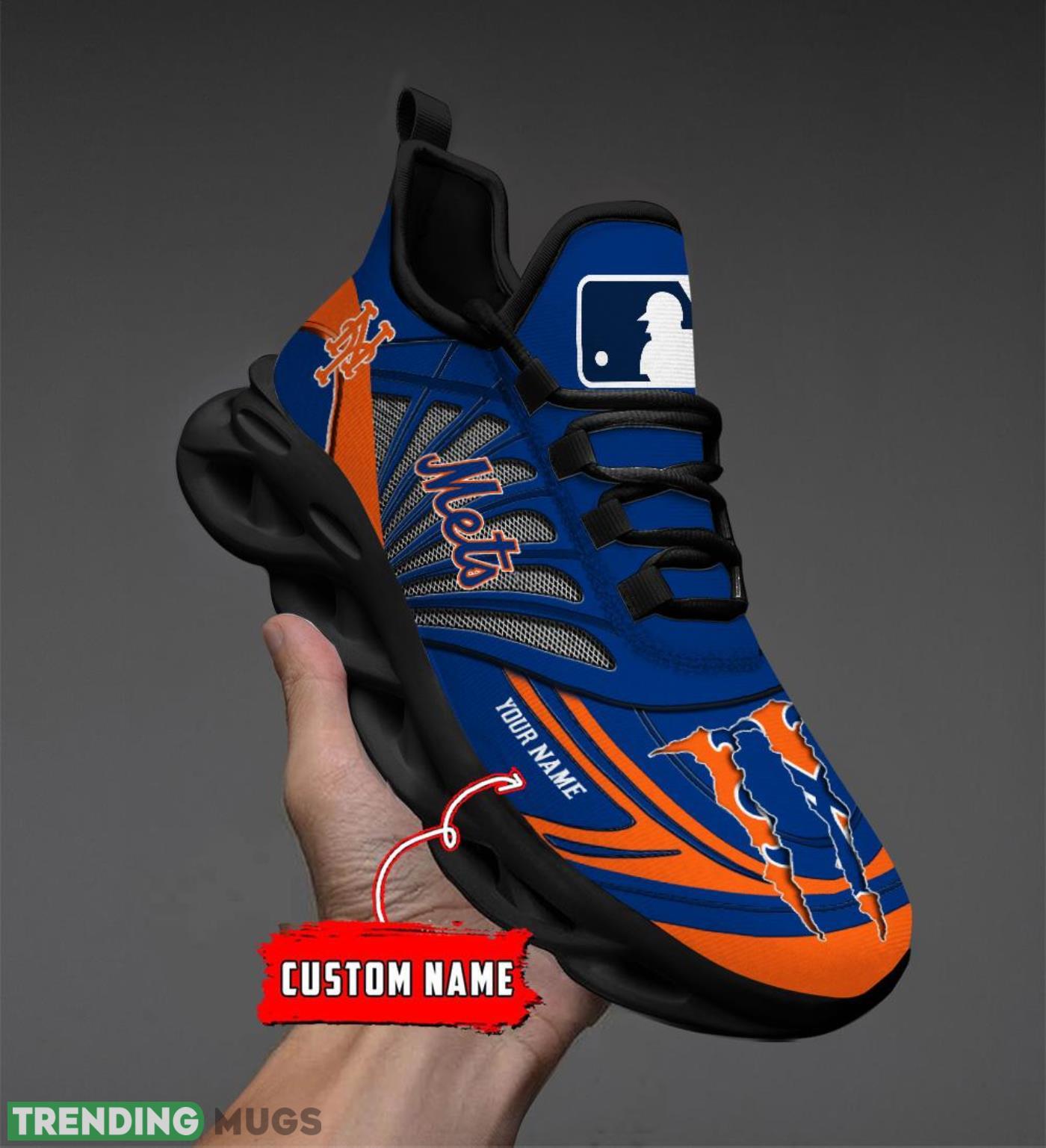 Personalized Name New York Mets Personalized Running Sneakers Max Soul Shoes Max Soul Personalized Name New York Mets Personalized Running Sneakers Max Soul Shoes Max Soul